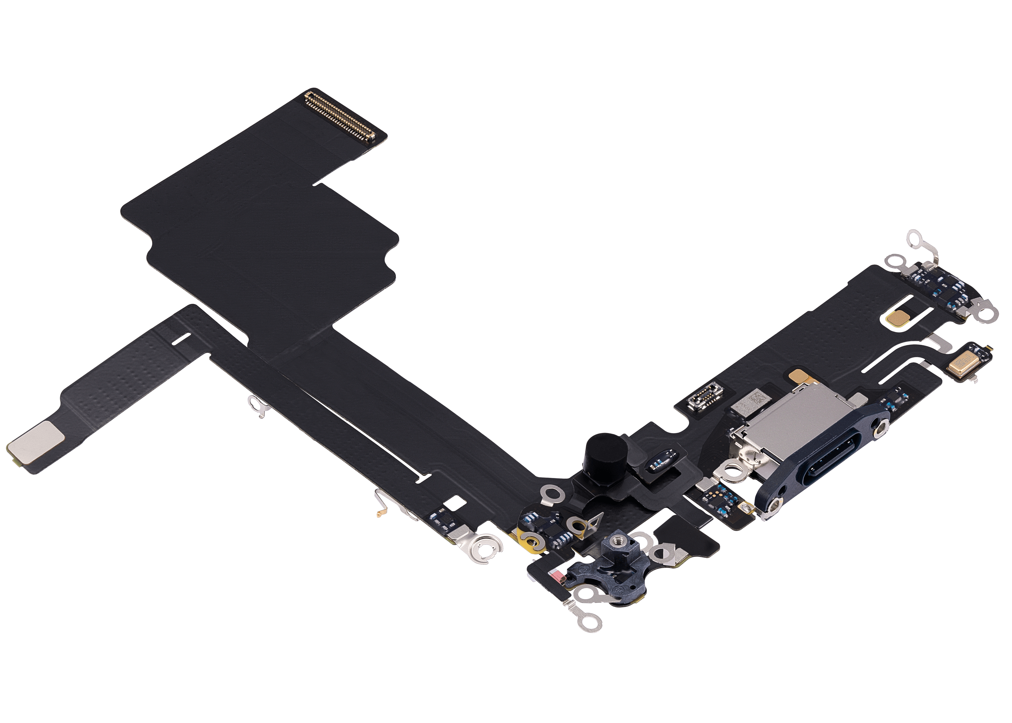 Charging Port Flex Cable for iPhone 15 Pro (Premium) (Blue Titanium)