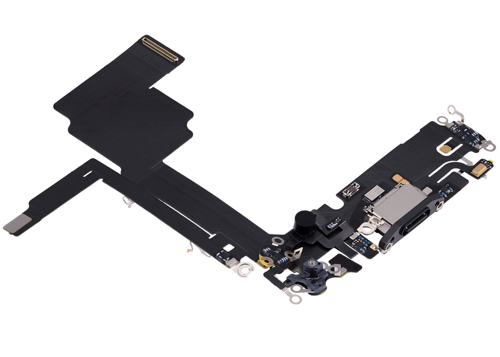 Charging Port Flex Cable for iPhone 15 Pro (Premium) (Black Titanium)