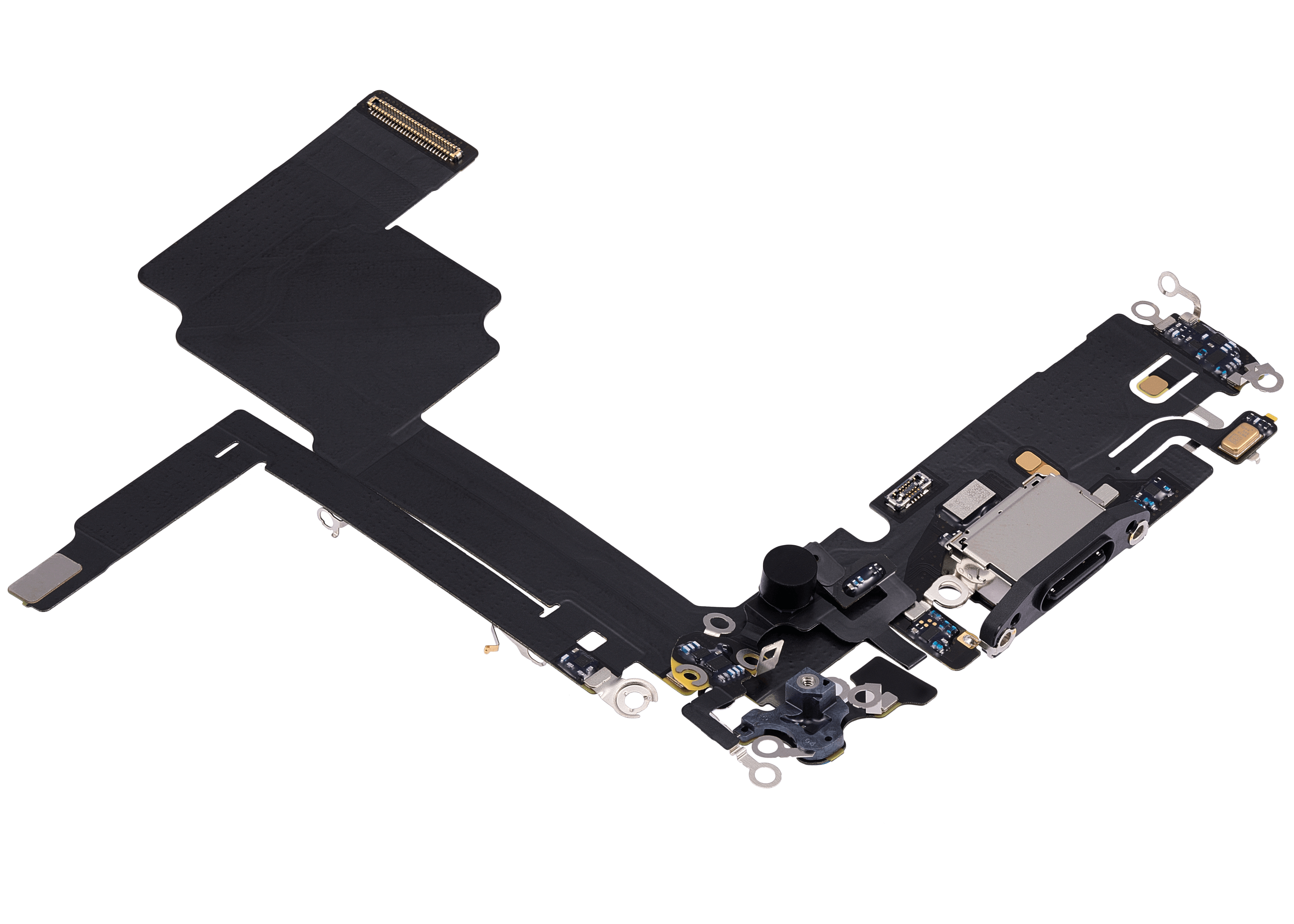 Charging Port Flex Cable for iPhone 15 Pro (Premium) (Black Titanium)