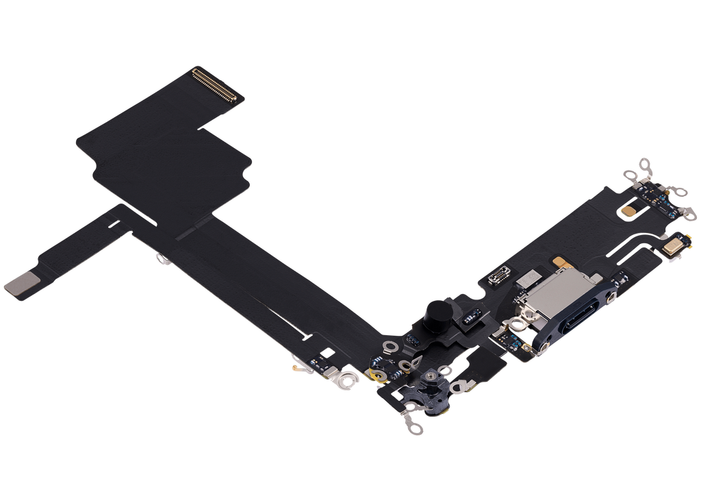 Charging Port Flex Cable for iPhone 15 Pro Max (Premium) (Blue Titanium)