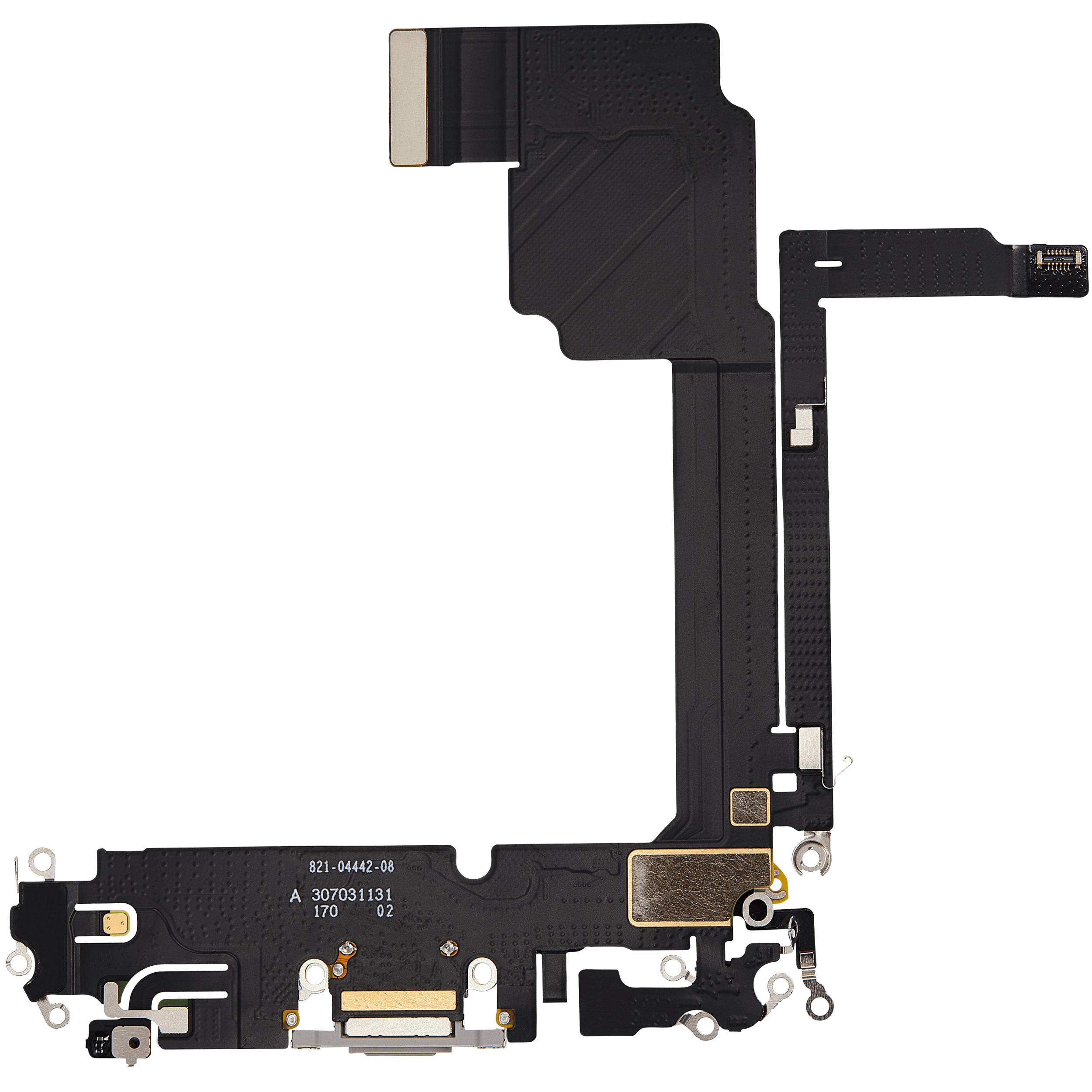 Ladebuchse-Flexkabel für iPhone 15 Pro Max (Premium) (Weiß Titanium)