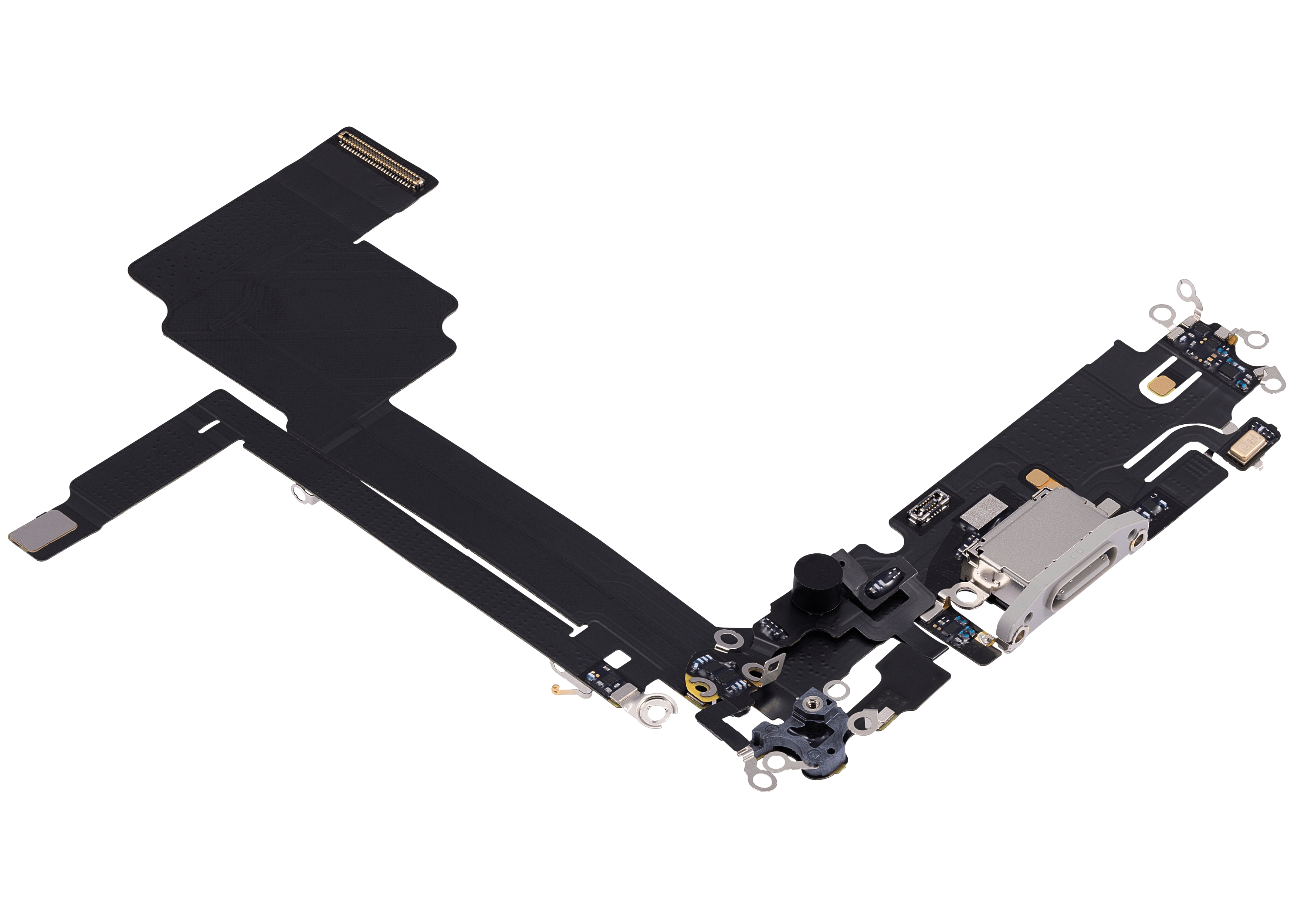 Ladebuchse-Flexkabel für iPhone 15 Pro Max (Premium) (Weiß Titanium)