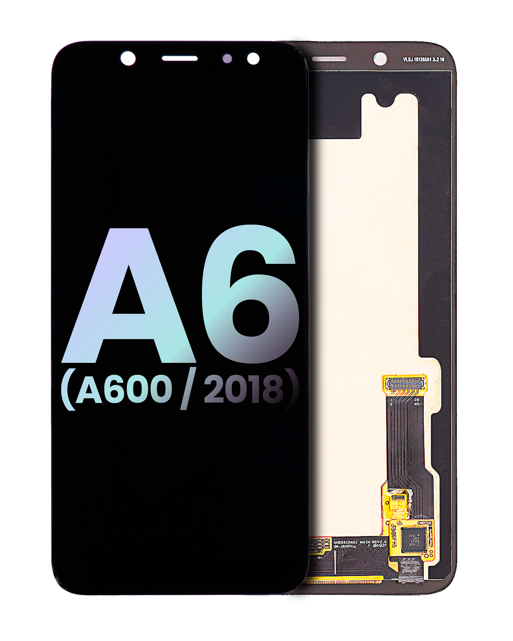 OLED-Display ohne Rahmen für Samsung Galaxy A6 A600 Service-Pack