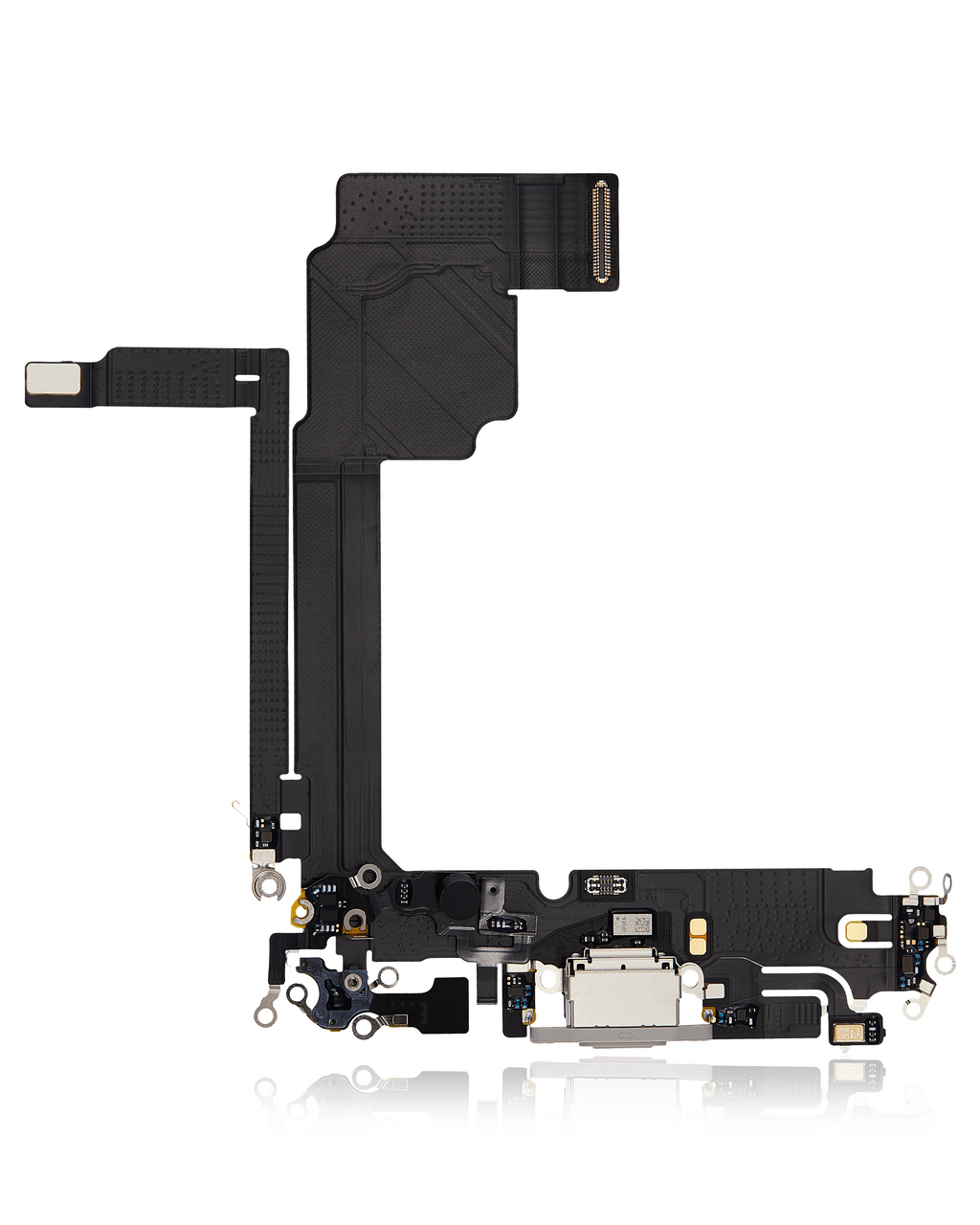 Ladebuchse-Flexkabel für iPhone 15 Pro Max (Premium) (Weiß Titanium)