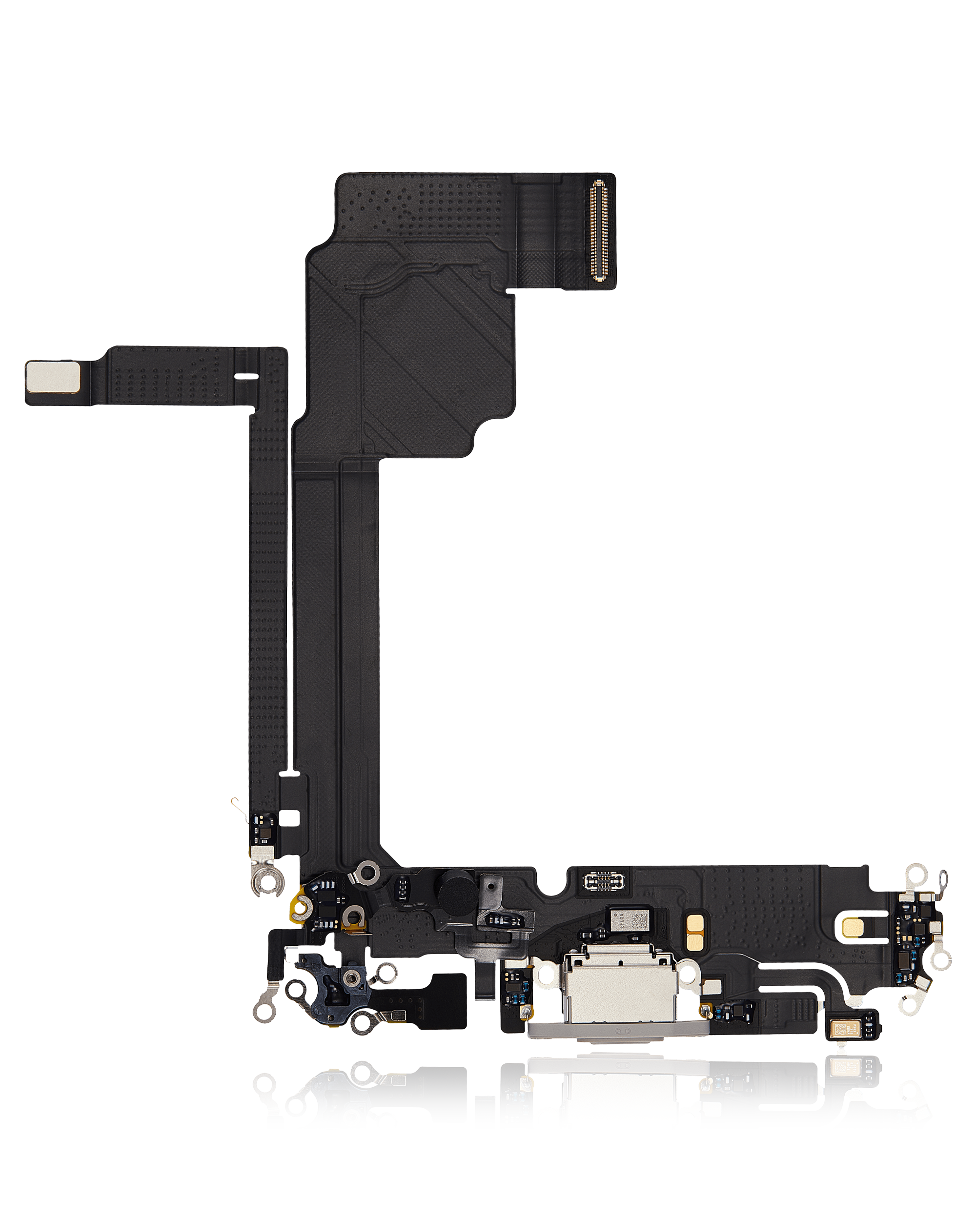 Ladebuchse-Flexkabel für iPhone 15 Pro Max (Premium) (Weiß Titanium)