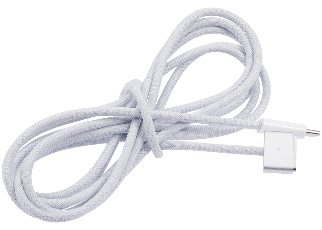 140W USB-C to MagSafe 3 Charging Cable for MacBook Pro (1.8 m / 6 ft) (Used OEM Pull, Grade A) (Bulk Packaging) (Silver)