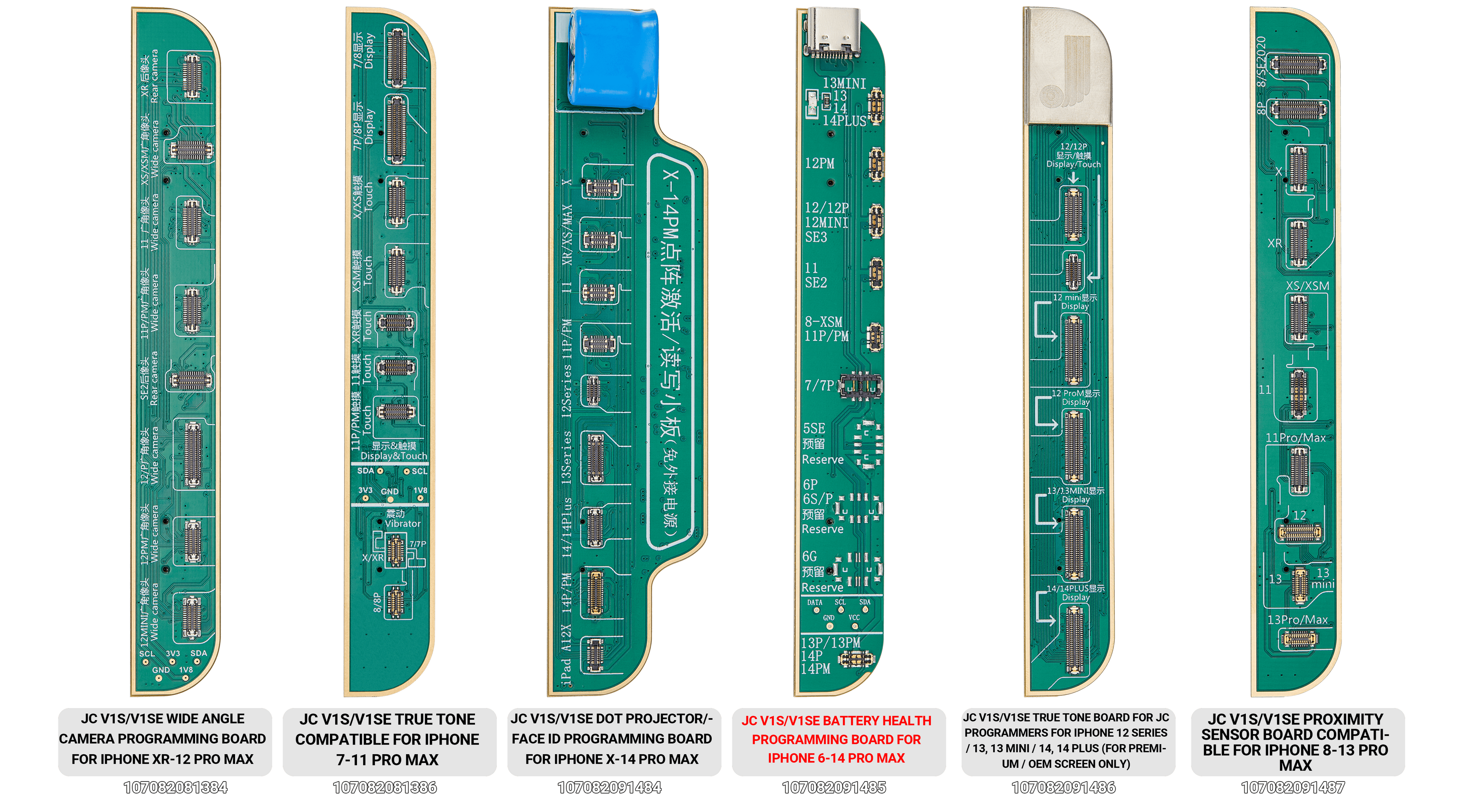 Akku Health Programming Board für iPhone 6-14 Pro Max (JCID V1S/V1SE)