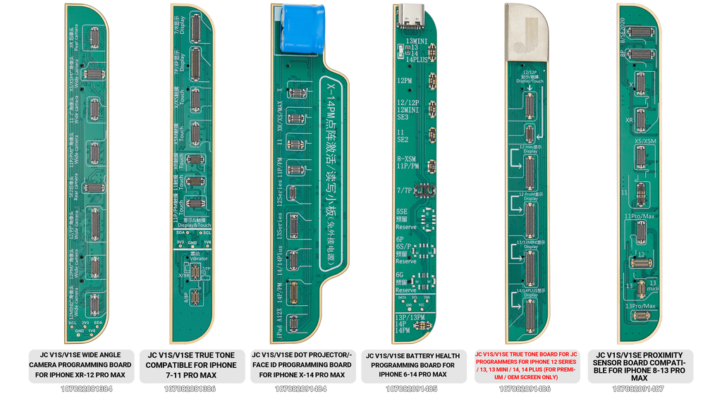 True Tone Board for JCID Programmer for iPhone 12 Series / 13, 13 Mini / 14, 14 Plus / 15, 15 Plus (Supports Original and Aftermarket Displays) (JCID V1S/V1SE)