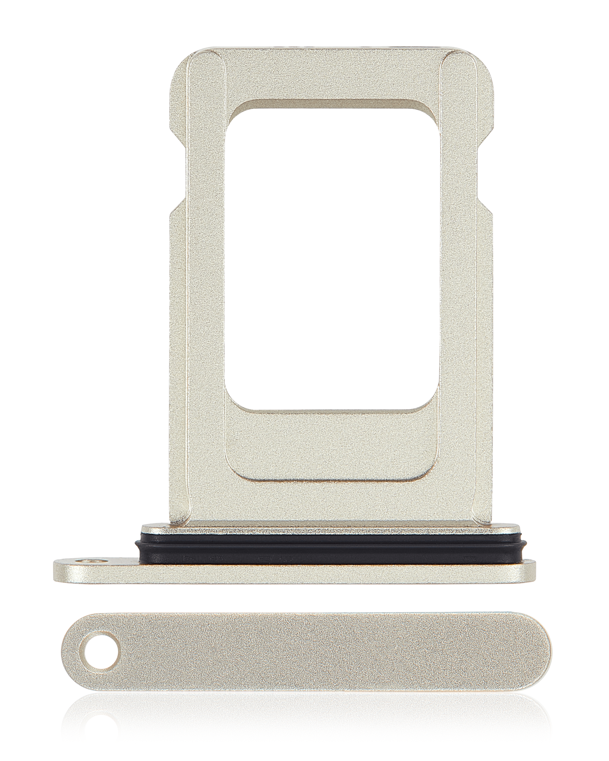 Einzel-SIM-Kartenfach für iPhone 15 / 15 Plus (Gelb)