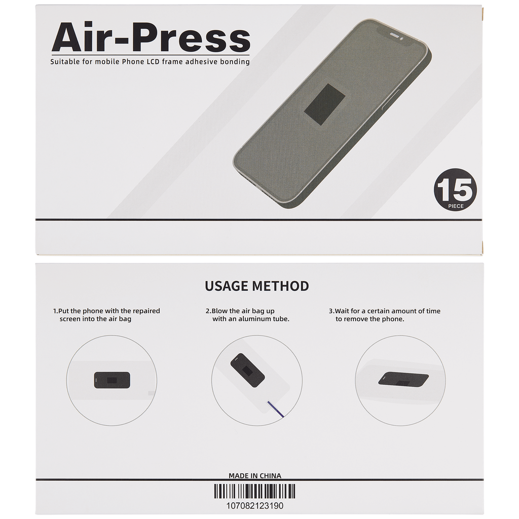 Air-Press für Handy-LCD-Rahmen-Klebebonding (15er-Pack)