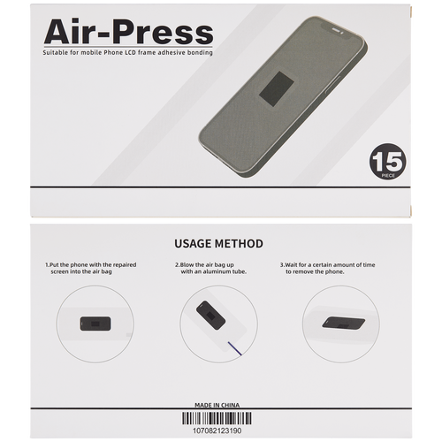 Air Press for Phone LCD Frame Adhesive Bonding (15-pack)