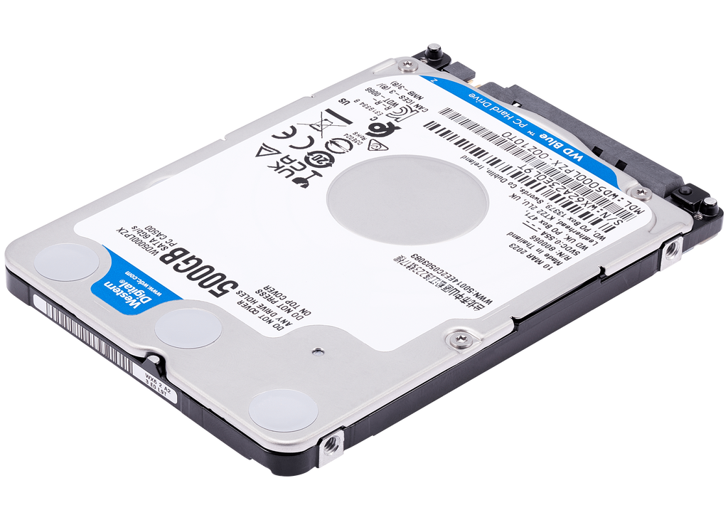 500GB WD Blue 2,5 Zoll interne Festplatte HDD - 5400 U/min (7mm) (Refurbished)