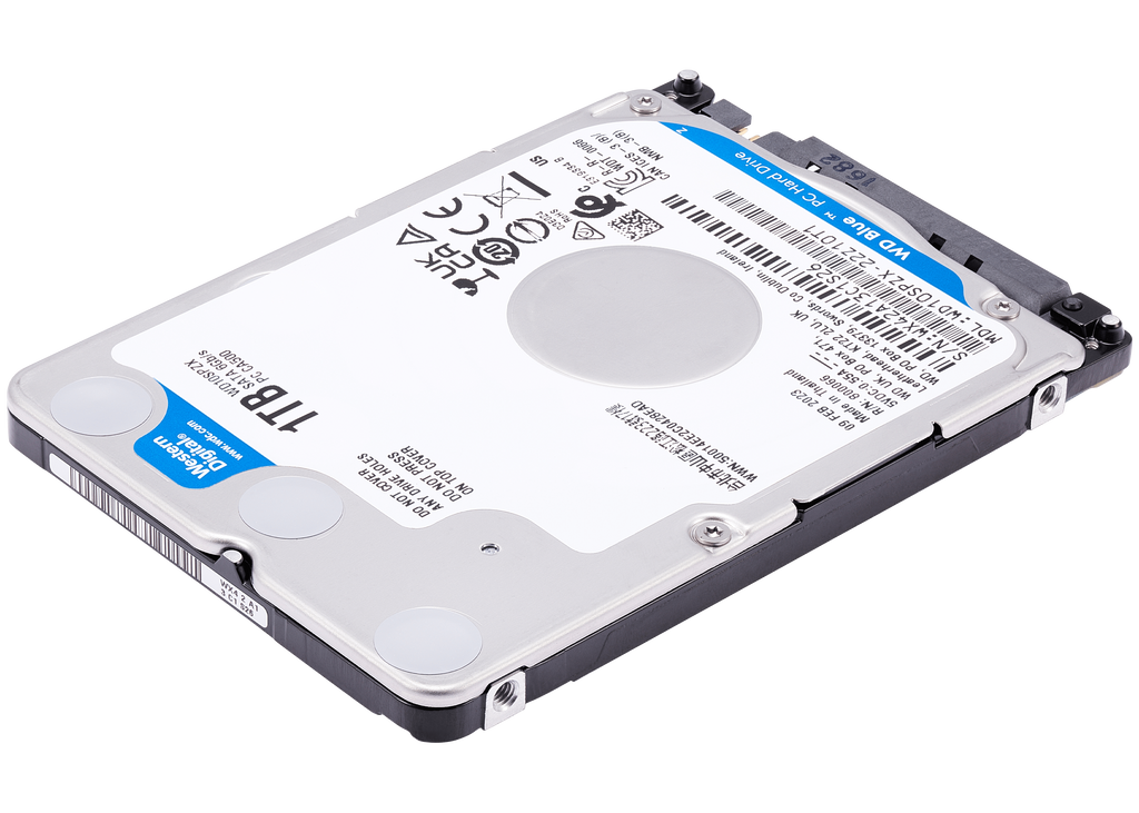 WD Blue 1TB 2.5-inch Internal Hard Drive 5400 RPM 7mm Refurbished