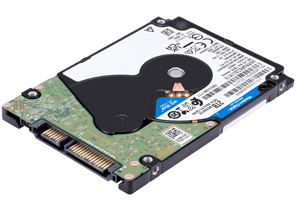 2TB WD Blue 2.5" HDD interne Festplatte - 5400 U/min (7mm) (Refurbished)
