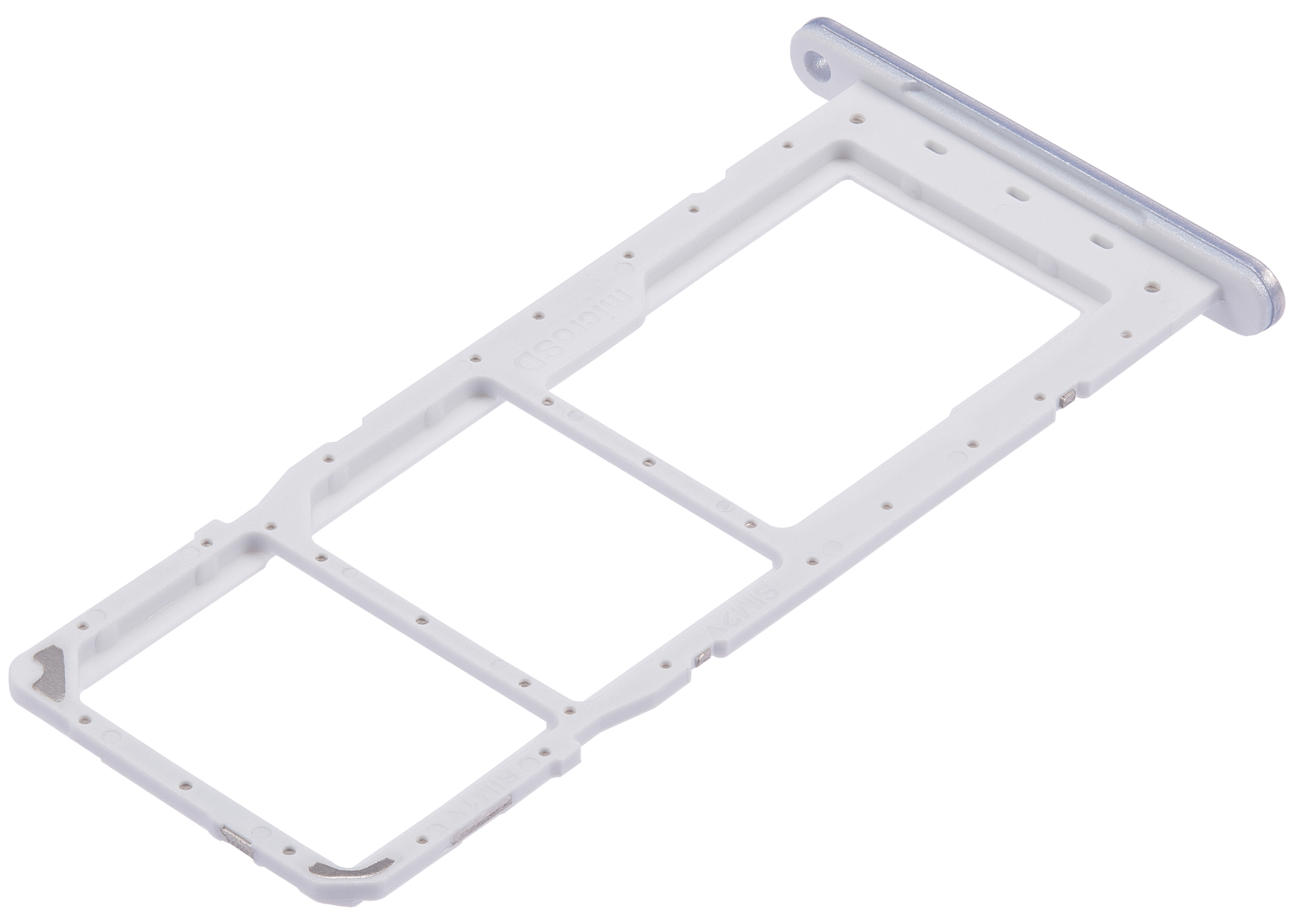 Dual-SIM-Kartenträger für Samsung Galaxy A14 (A145F) (Silber)