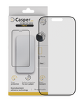 Casper Pro Edge Temperglas für iPhone 15/16 (Retail Pack) (Clear)