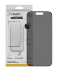 Casper Pro Edge Gehärtetes Glas für iPhone 15 / 16 (Retail Pack) (Privacy)