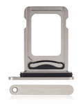 Dual-SIM-Kartenfach für iPhone 15 Pro / 15 Pro Max (Weiß Titanium)