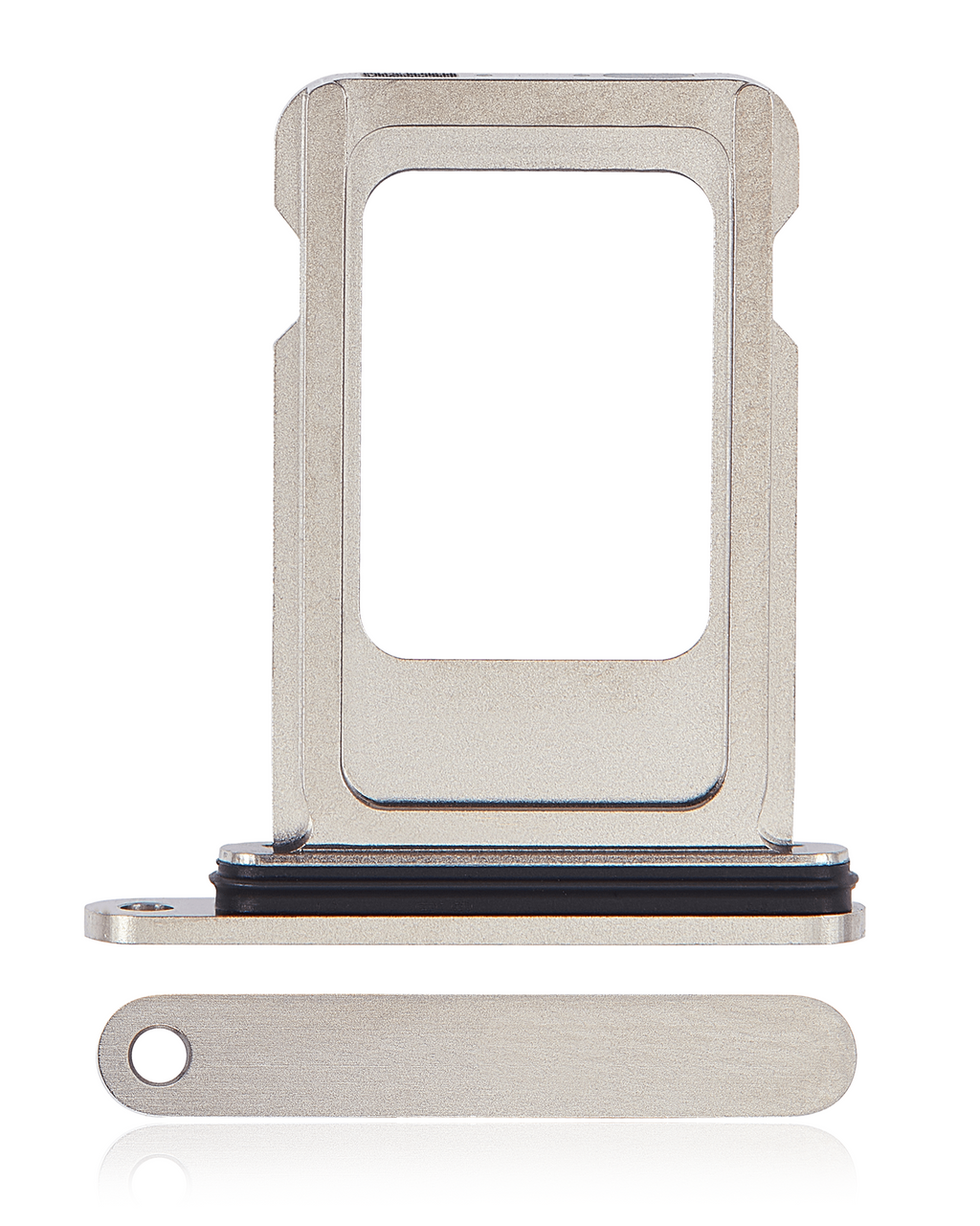 Single SIM Card Tray for iPhone 15 Pro / 15 Pro Max (White Titanium)