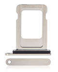 Single SIM-Karten-Fach für iPhone 15 Pro / 15 Pro Max (Weiß Titanium)