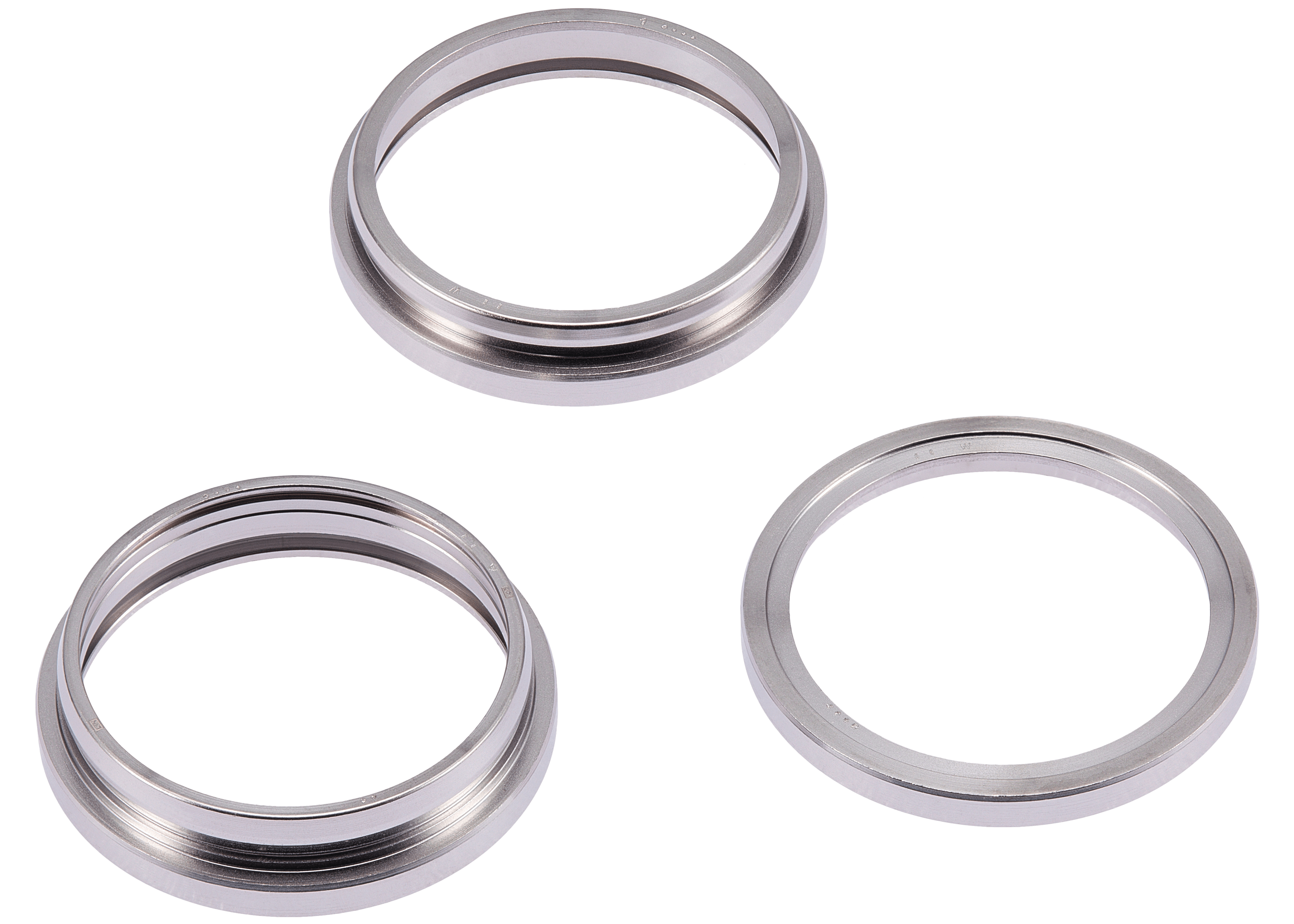 Rear Camera Bezel for iPhone 15 Pro (White Titanium) - 3-piece Set