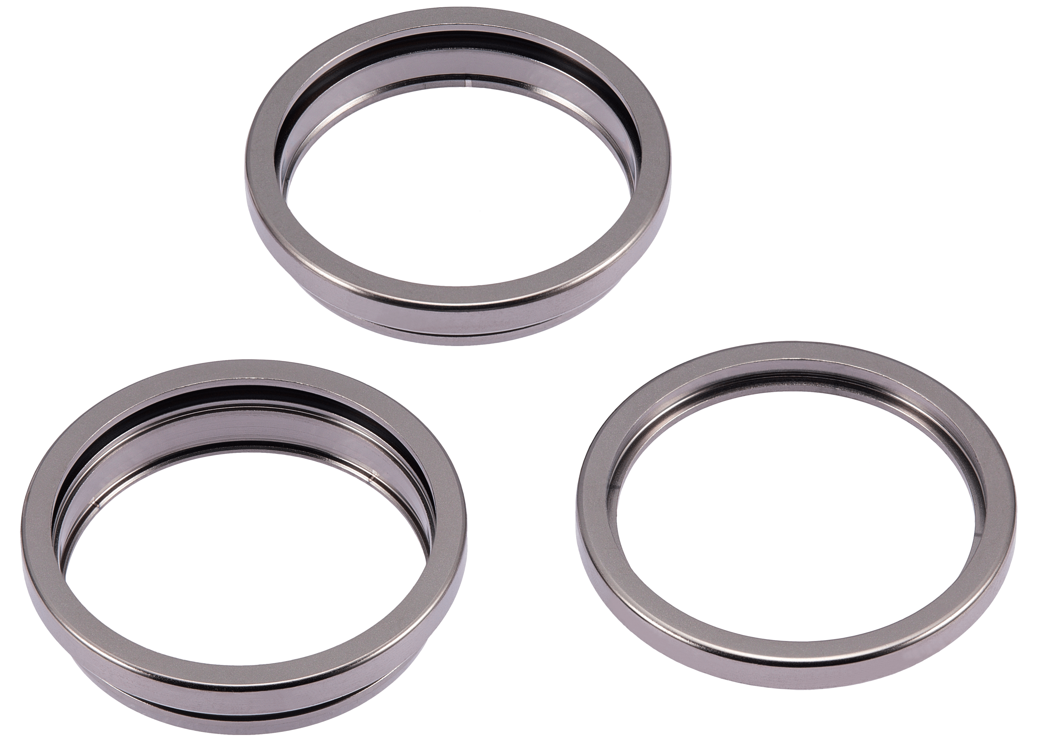 Rear Camera Frame Ring Set for iPhone 15 Pro (Natural Titanium) (3-Pack)