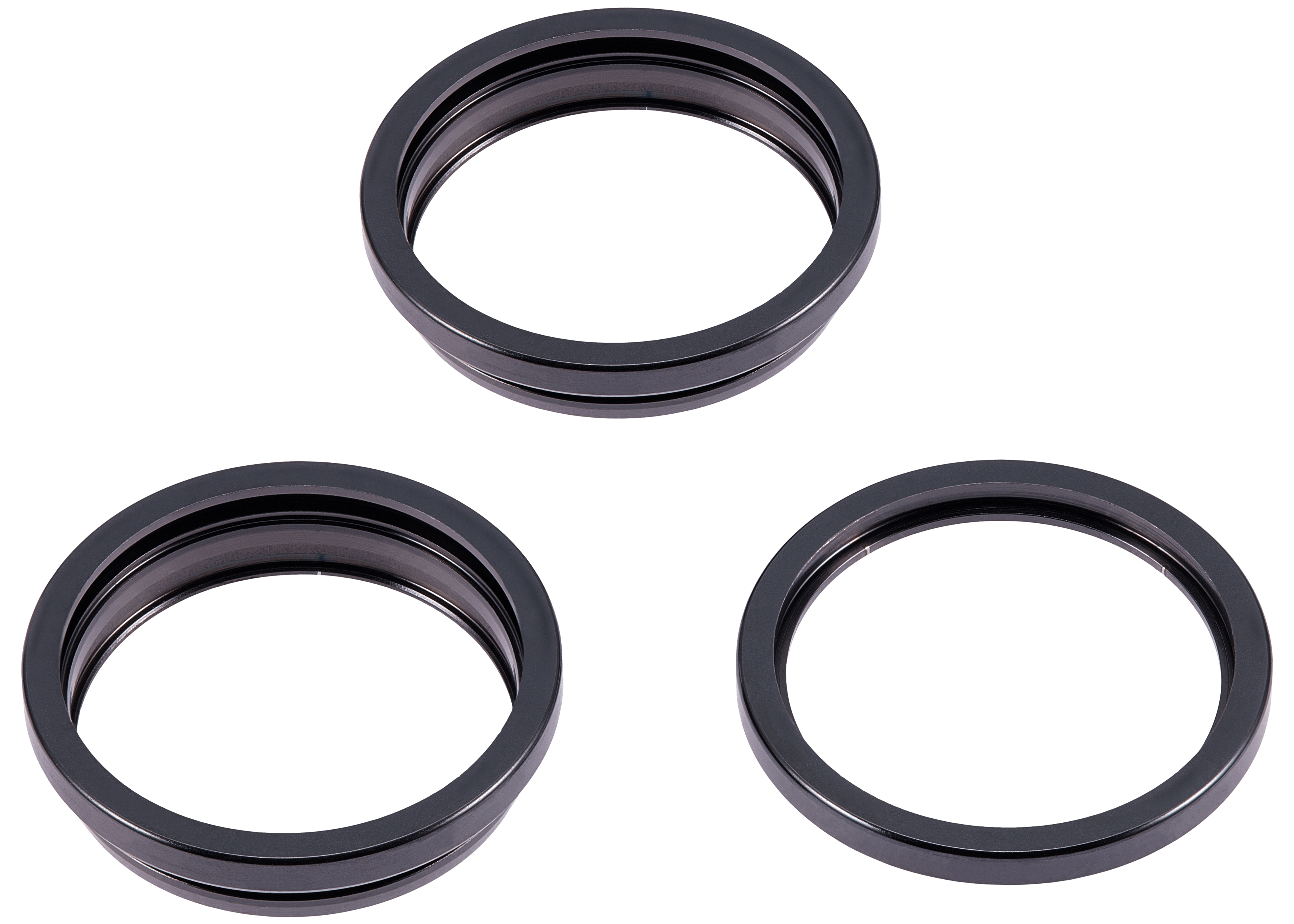 Rear Camera Lens Protector for iPhone 15 Pro (Black Titanium) - 3-pack