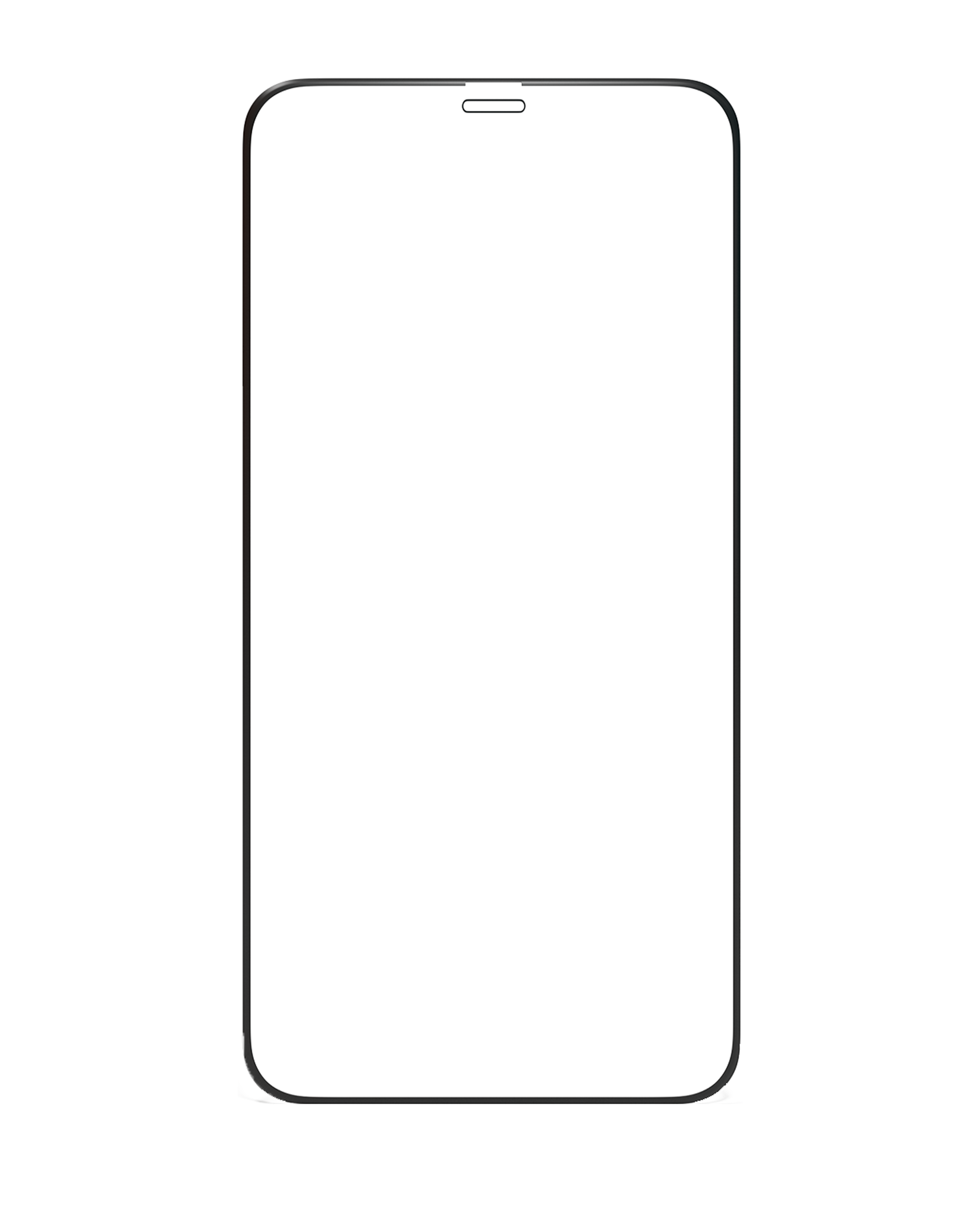 Casper Pro Silicone Gehärtetes Glas für iPhone 15/16 (Retail Pack) (Clear)