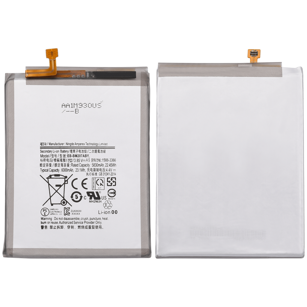 Replacement battery for Samsung Galaxy M30S (M307/2019), M21 (M215/2020), M31 (M315/2020), M21S (F415/2020) – EB-BM207ABY
