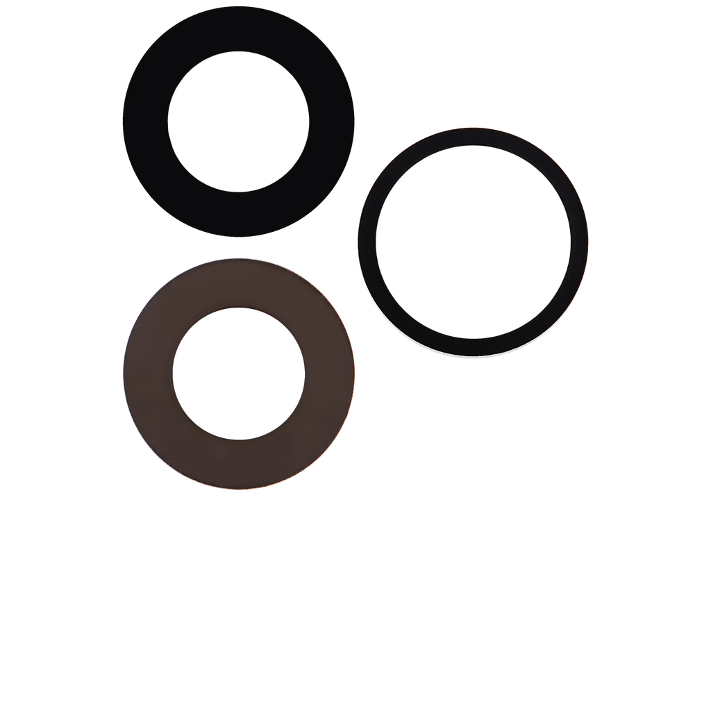 Camera Glass Rear (only) with Adhesive for iPhone 15 Pro Max (3-pack) (Aftermarket Plus)