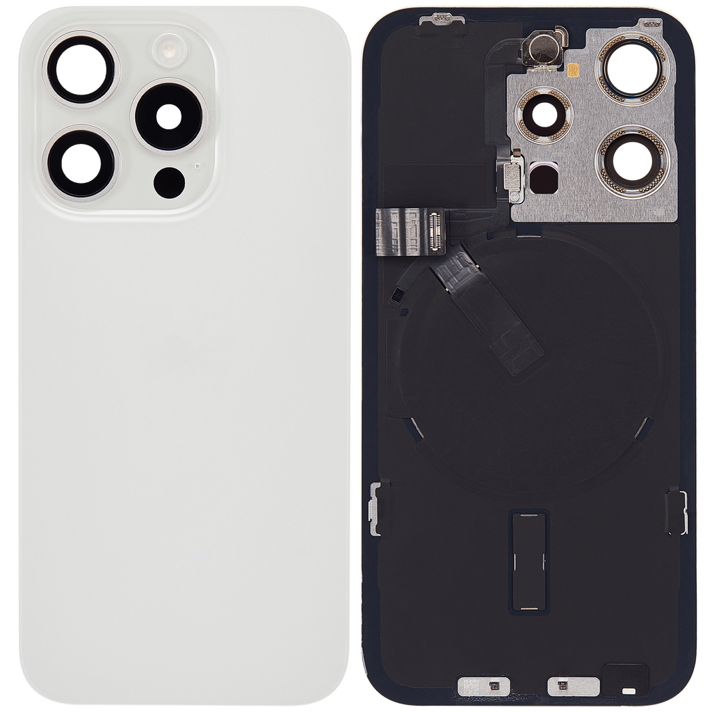 Gebrauchter Ausbau/Pull Qualität A – iPhone 15 Pro Backcover Weiß