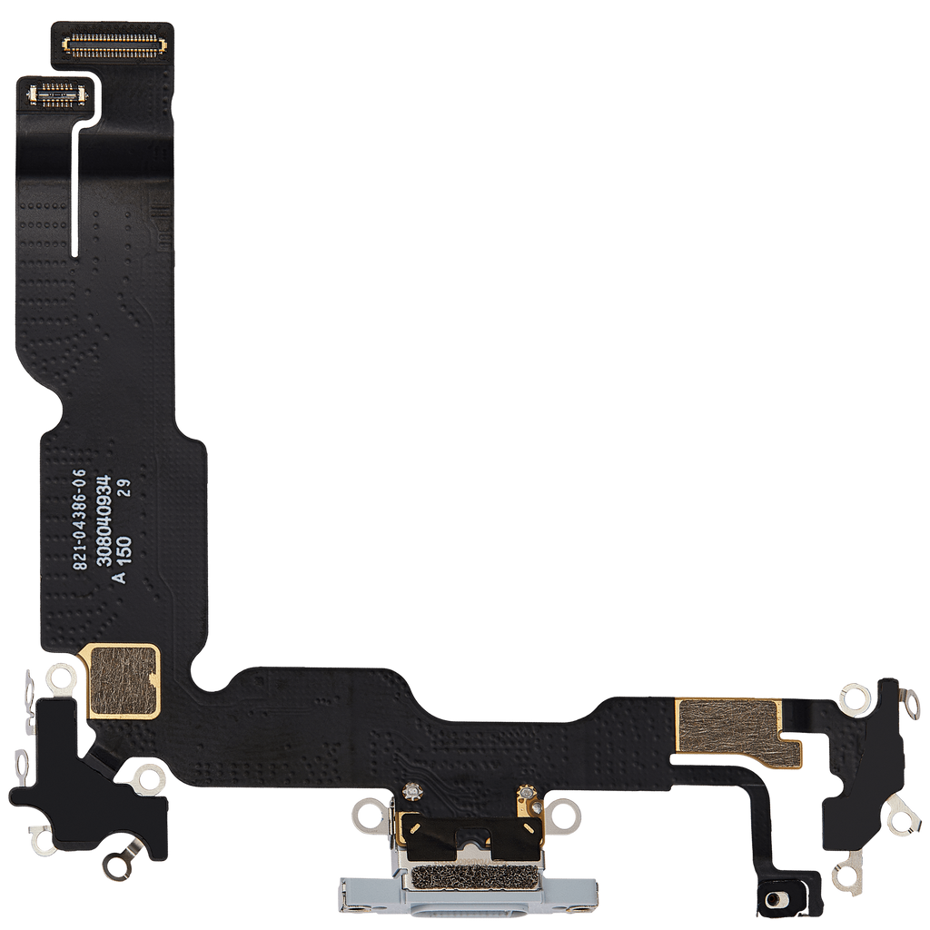Charging Port Flex Cable for iPhone 15 Plus (Premium) (Blue)