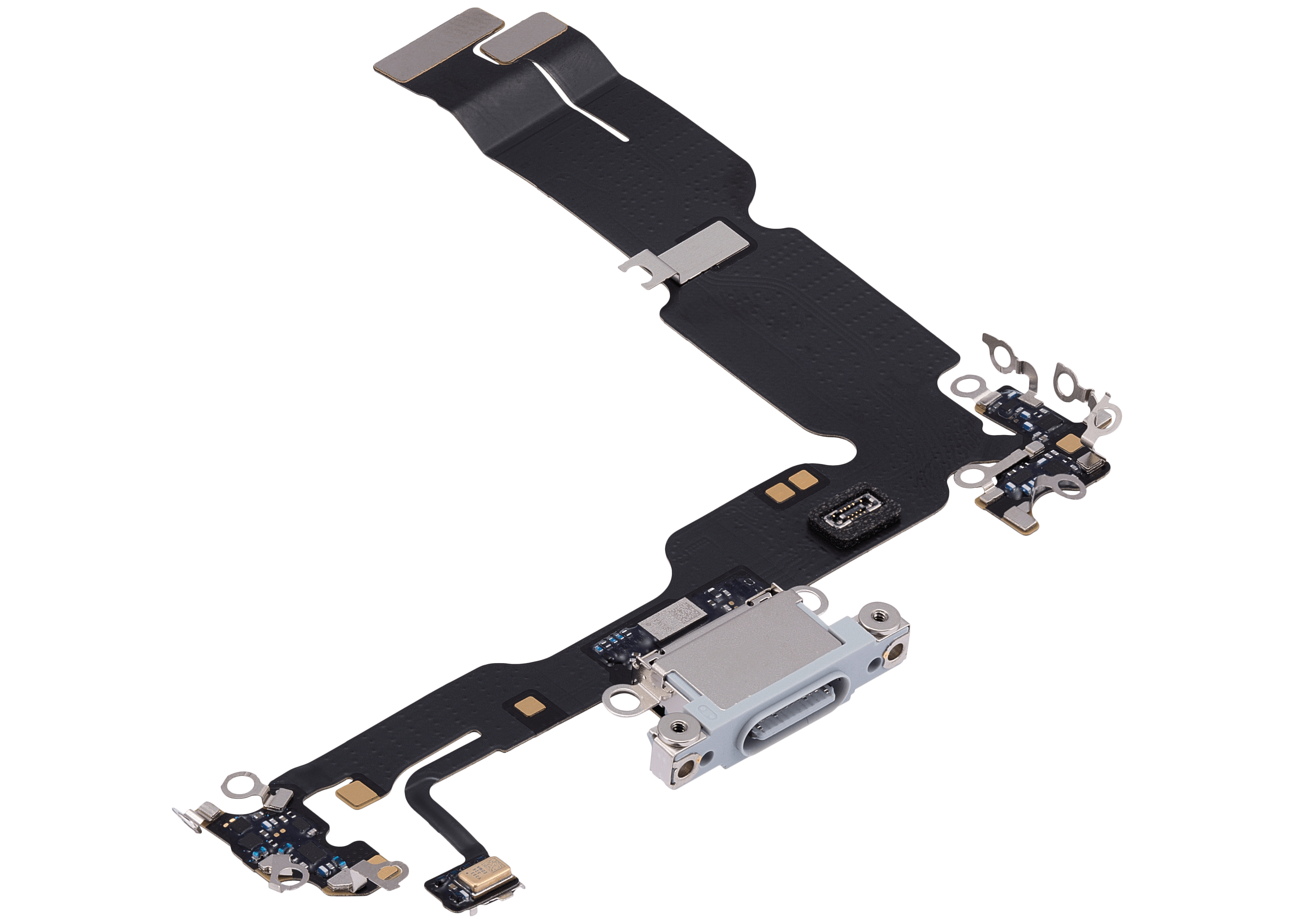 Charging Port Flex Cable for iPhone 15 Plus (Premium) (Blue)
