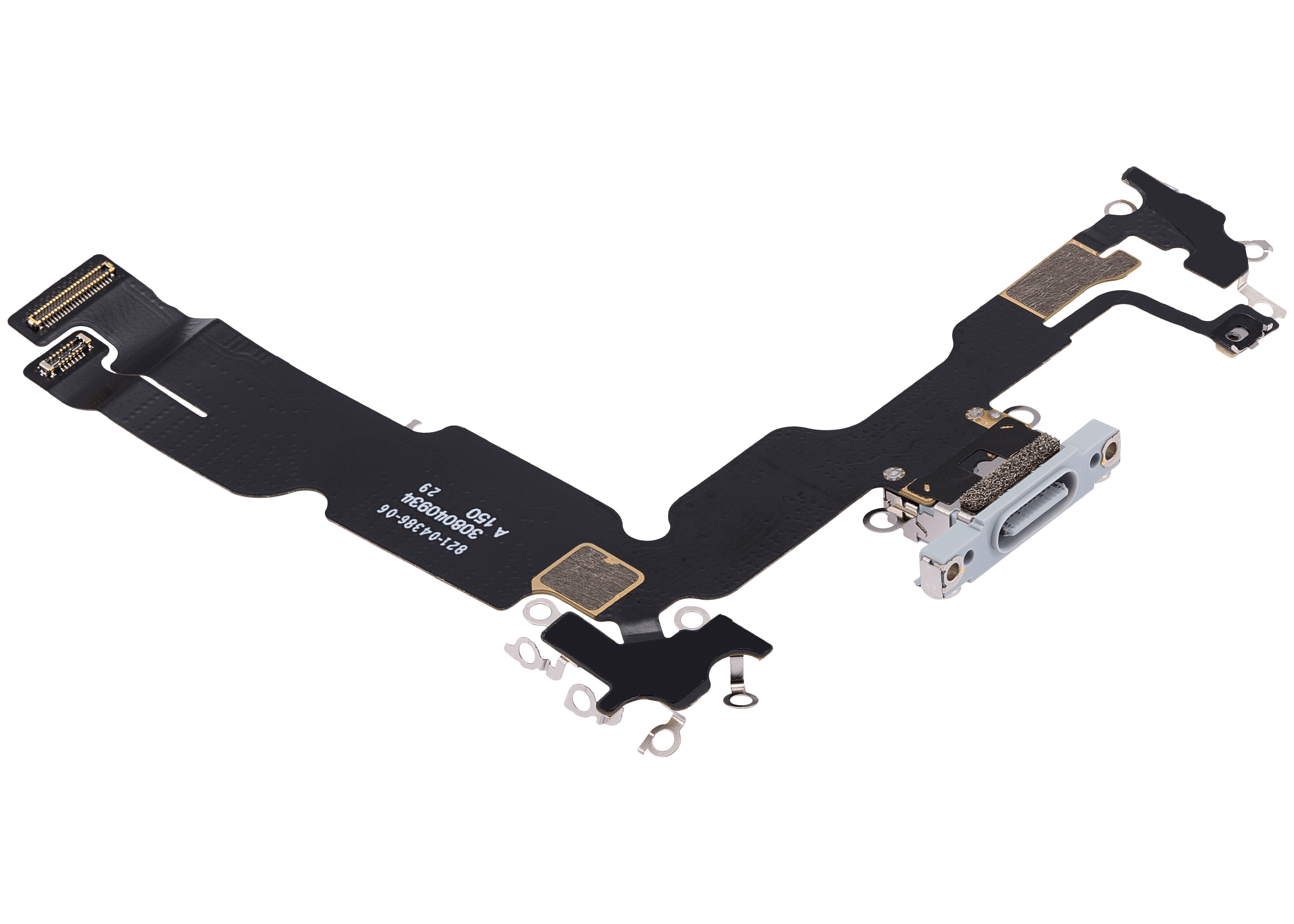 Charging Port Flex Cable for iPhone 15 Plus (Premium) (Blue)