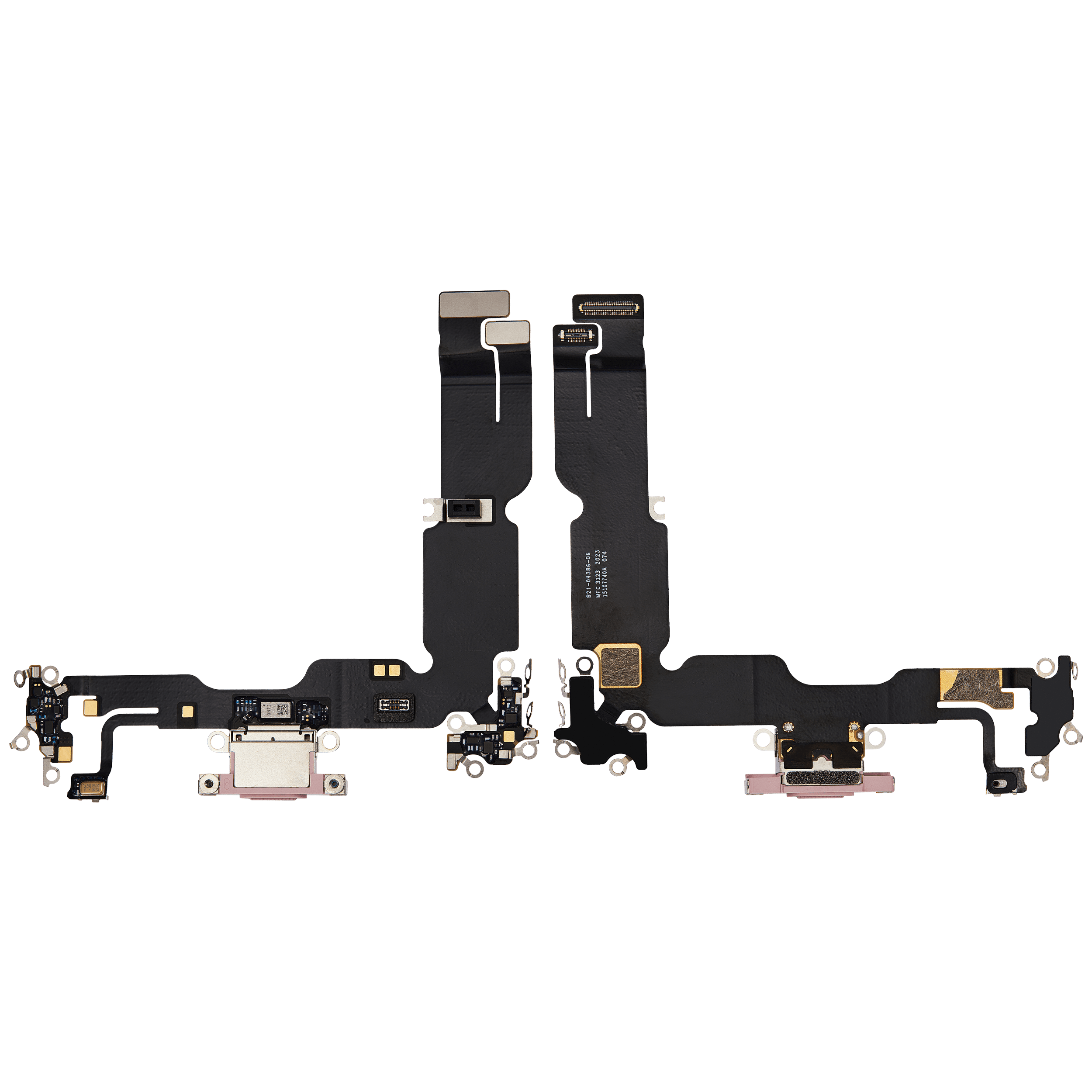 Charging Port Flex Cable for iPhone 15 Plus (Premium, Pink)