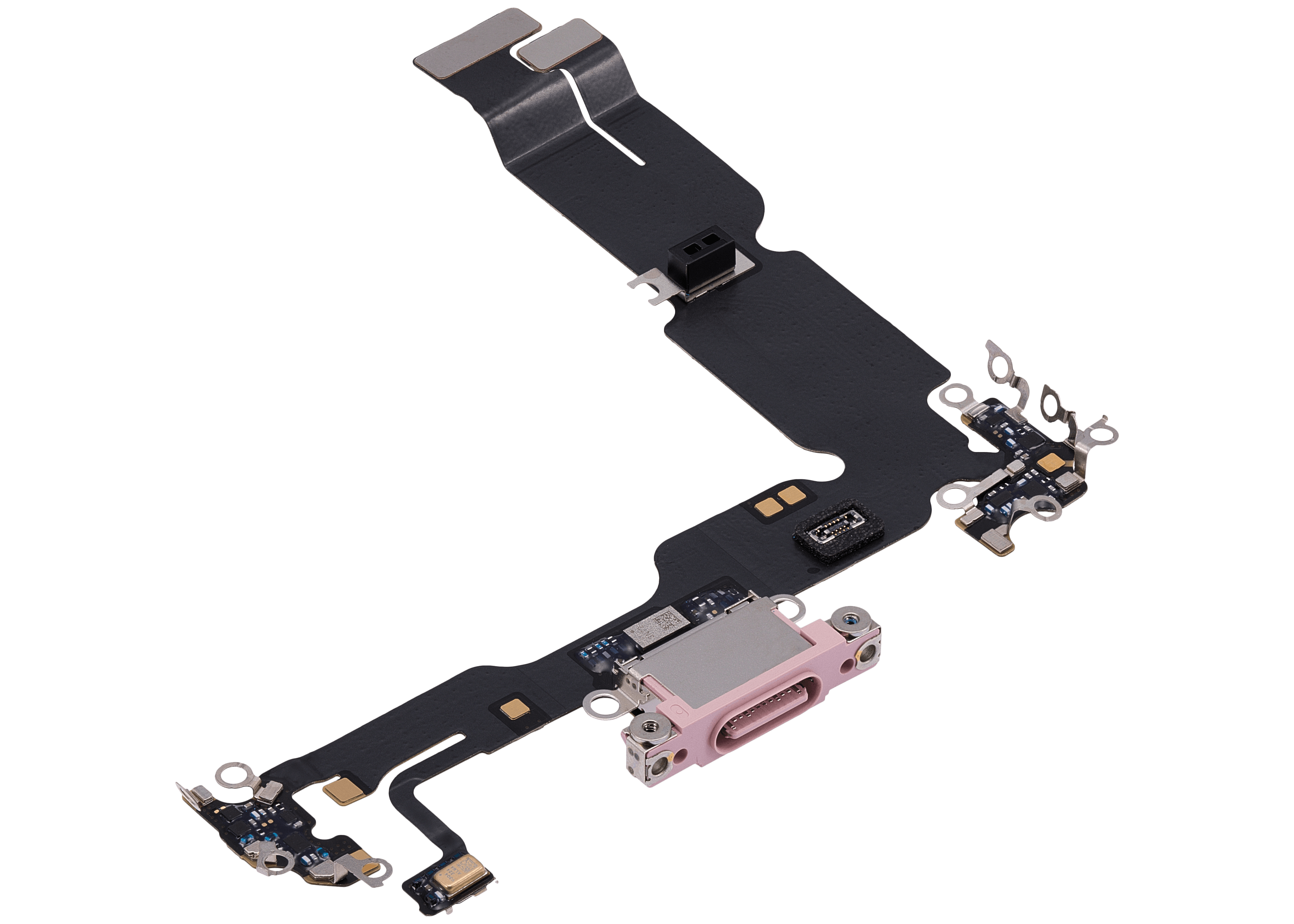 Charging Port Flex Cable for iPhone 15 Plus (Premium, Pink)