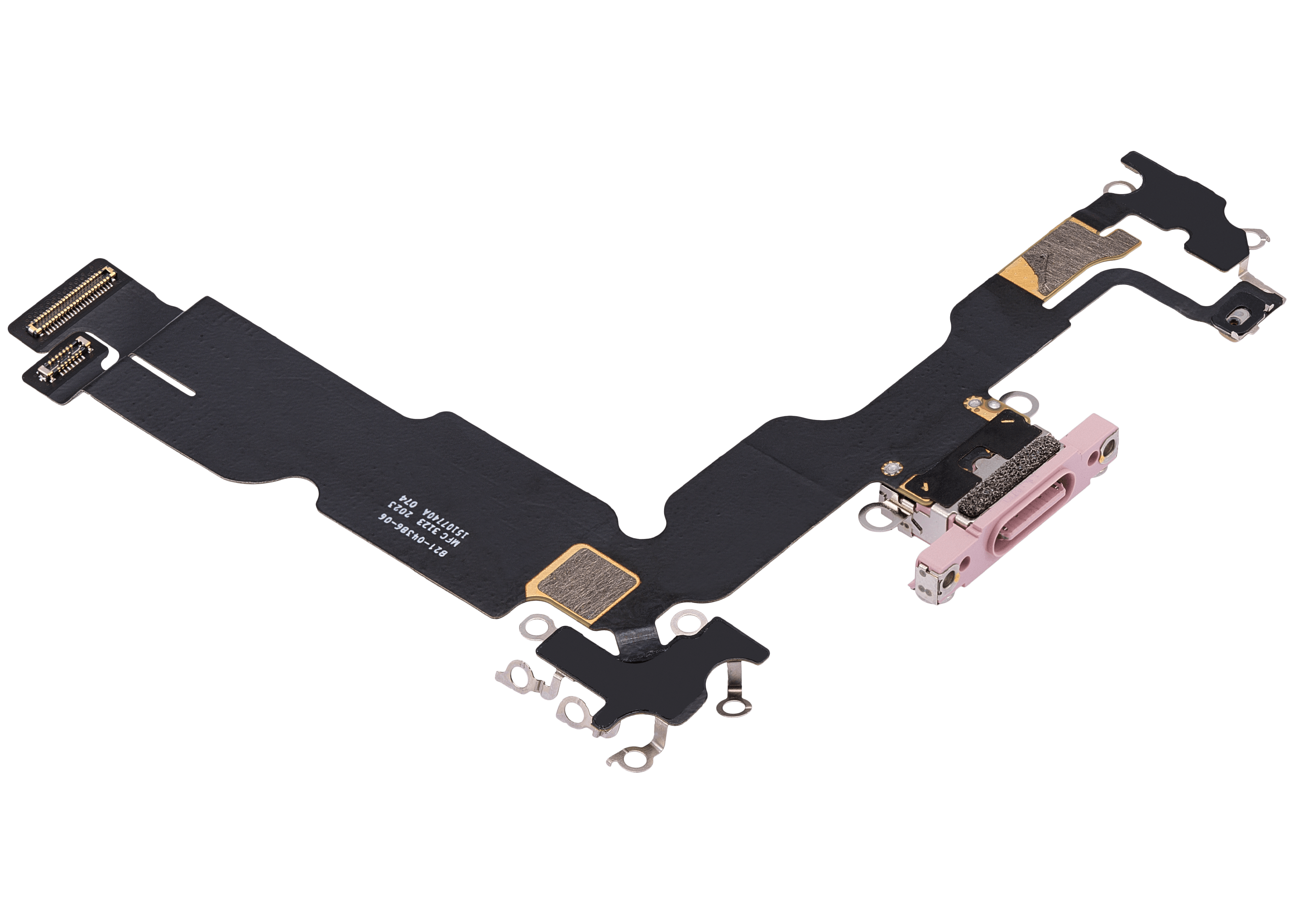 Charging Port Flex Cable for iPhone 15 Plus (Premium, Pink)