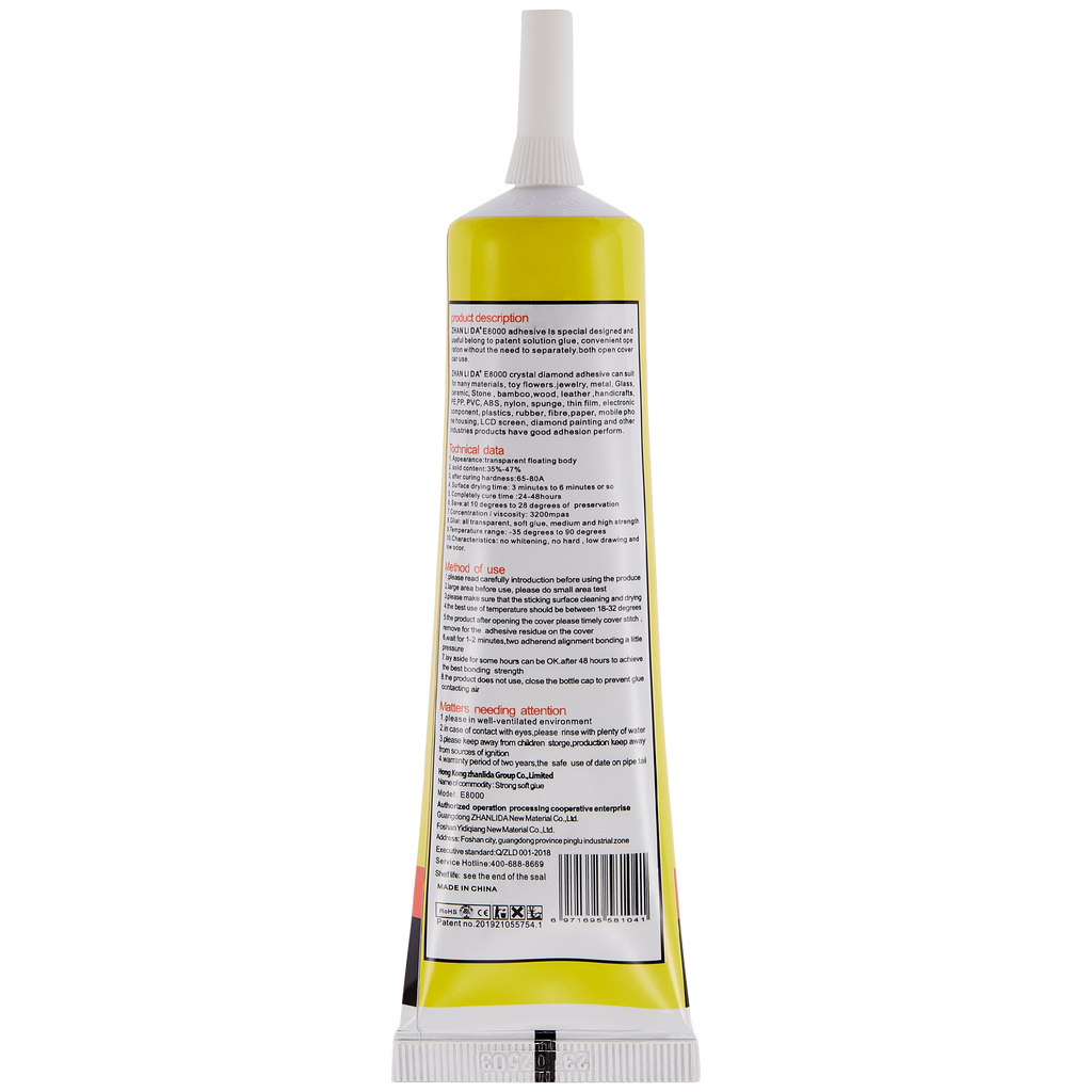 Multipurpose Adhesive E8000 50ml Transparent - Zhanlida