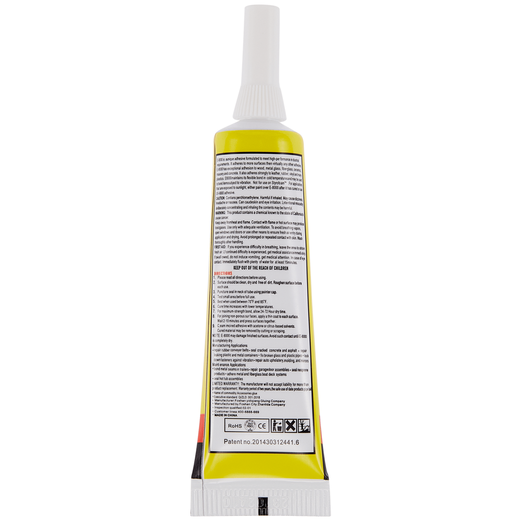 Multipurpose Adhesive E8000 (15 ml, clear) - Zhanlida