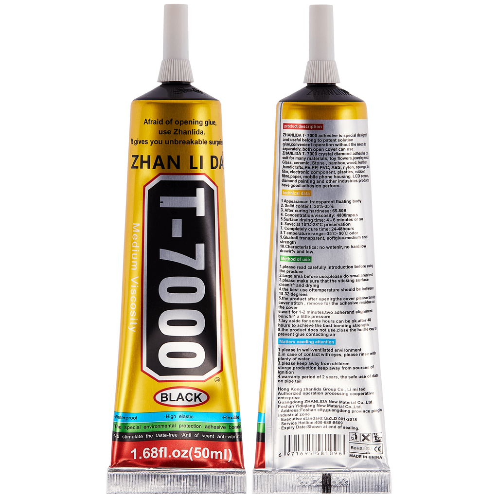 Allzweckkleber T7000 (50 ml, Schwarz) von Zhanlida