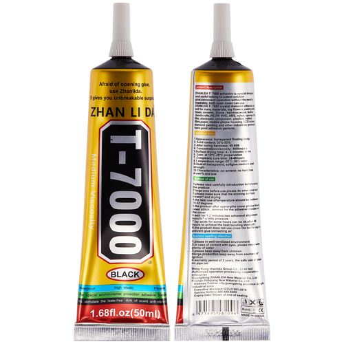 Zhanlida T7000 All-Purpose Adhesive (50 ml, Black)