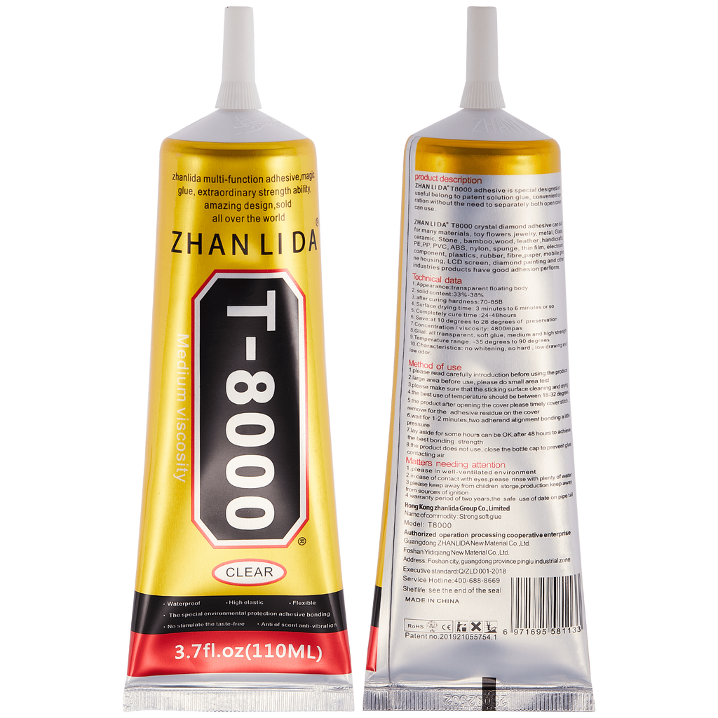 Mehrzweck-Klebstoff T8000 (110ml / Clear)