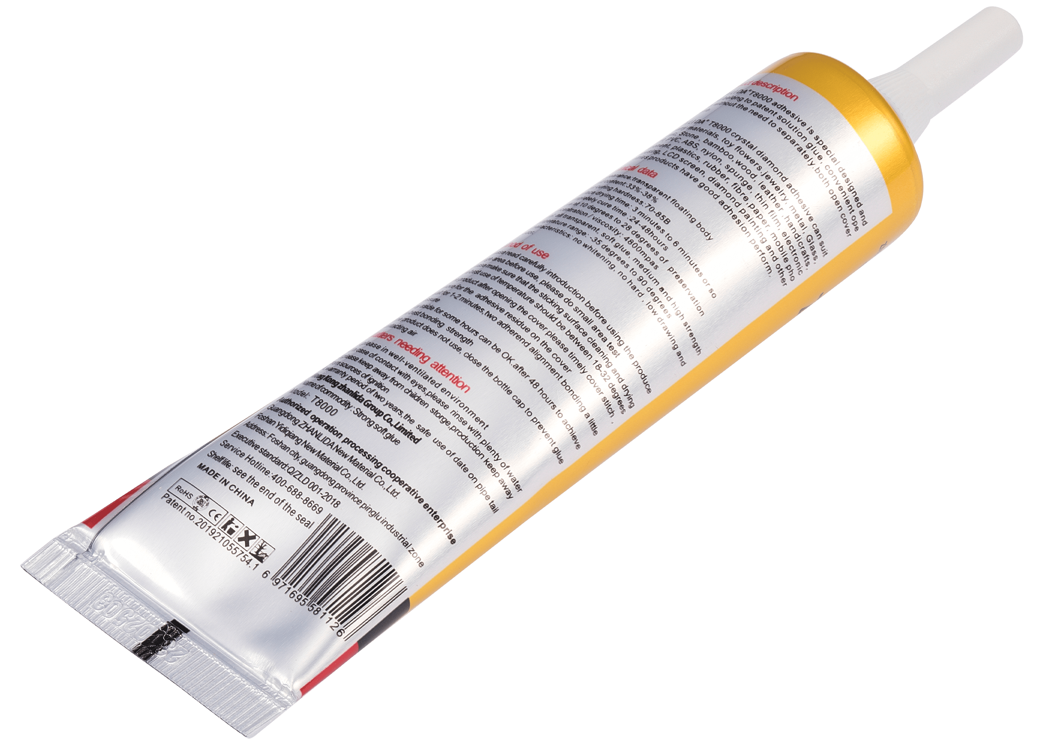 Multi-purpose Adhesive T8000 (50ml, Clear) - Zhanlida
