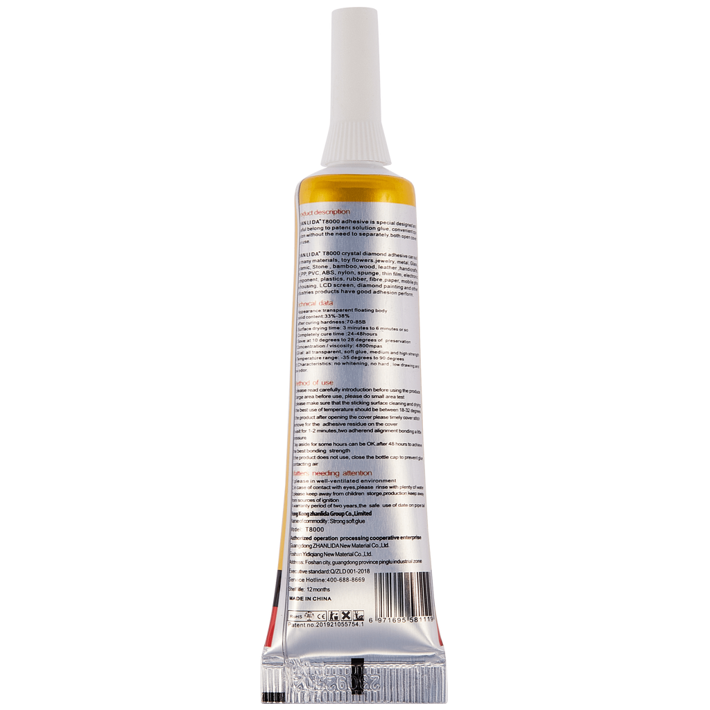 Multi-purpose Adhesive T8000 (15ml, transparent) Zhanlida