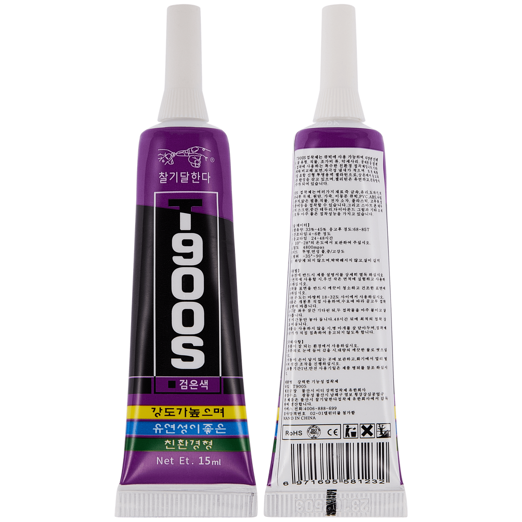 Mehrzweck-Klebstoff T900S (15ml / Schwarz) Zhanlida