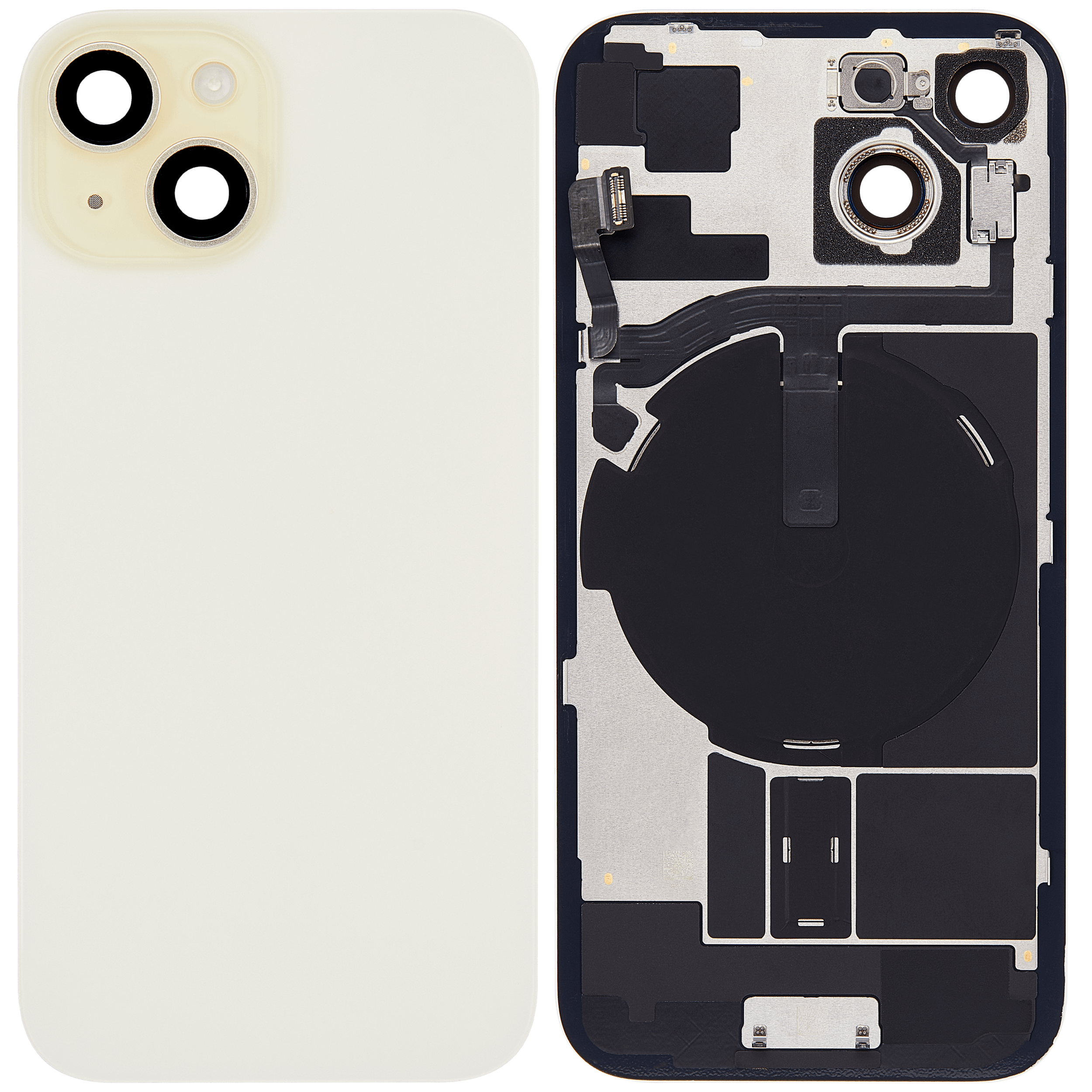Original Apple-Ausbau A gebraucht – iPhone 15 Backcover Gelb