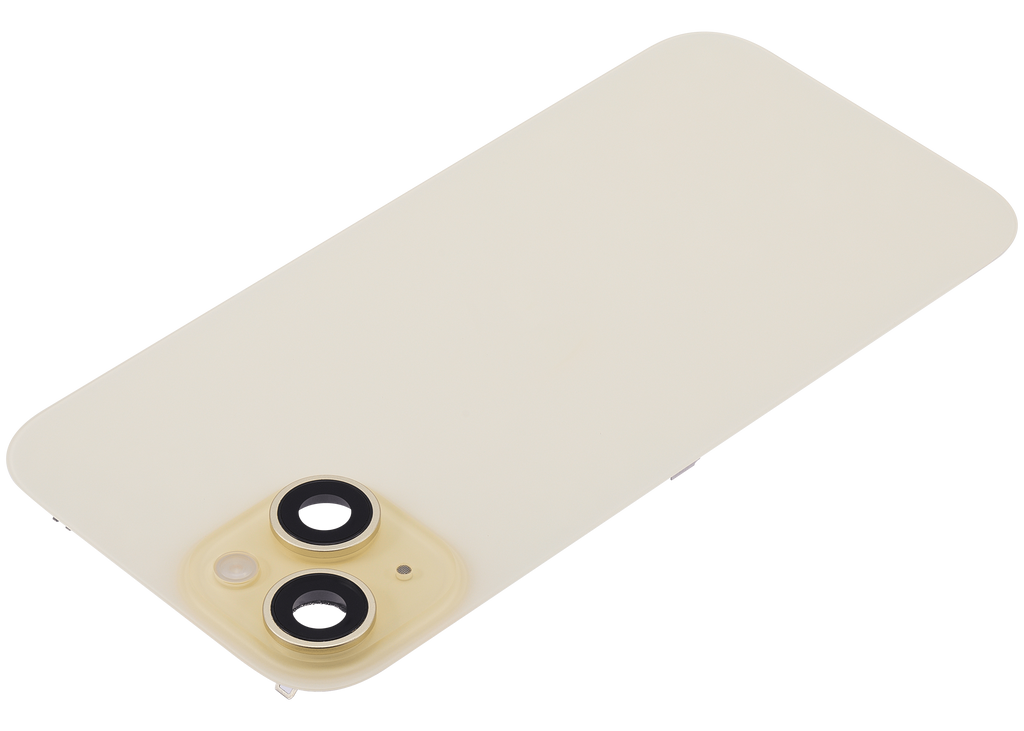 Original Apple-Ausbau A gebraucht – iPhone 15 Backcover Gelb