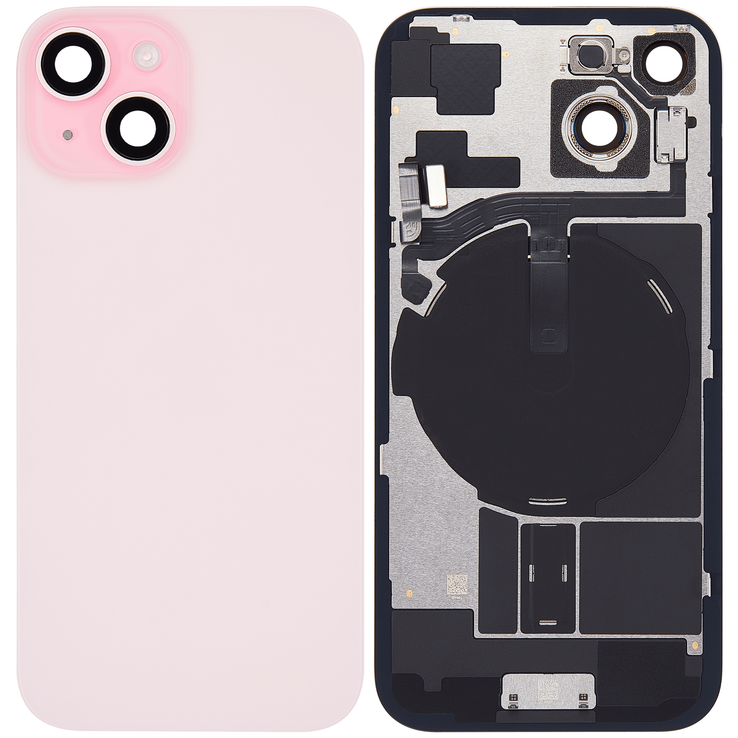 Gebrauchter Ausbau/Pull Qualität A – iPhone 15 Backcover Rosa
