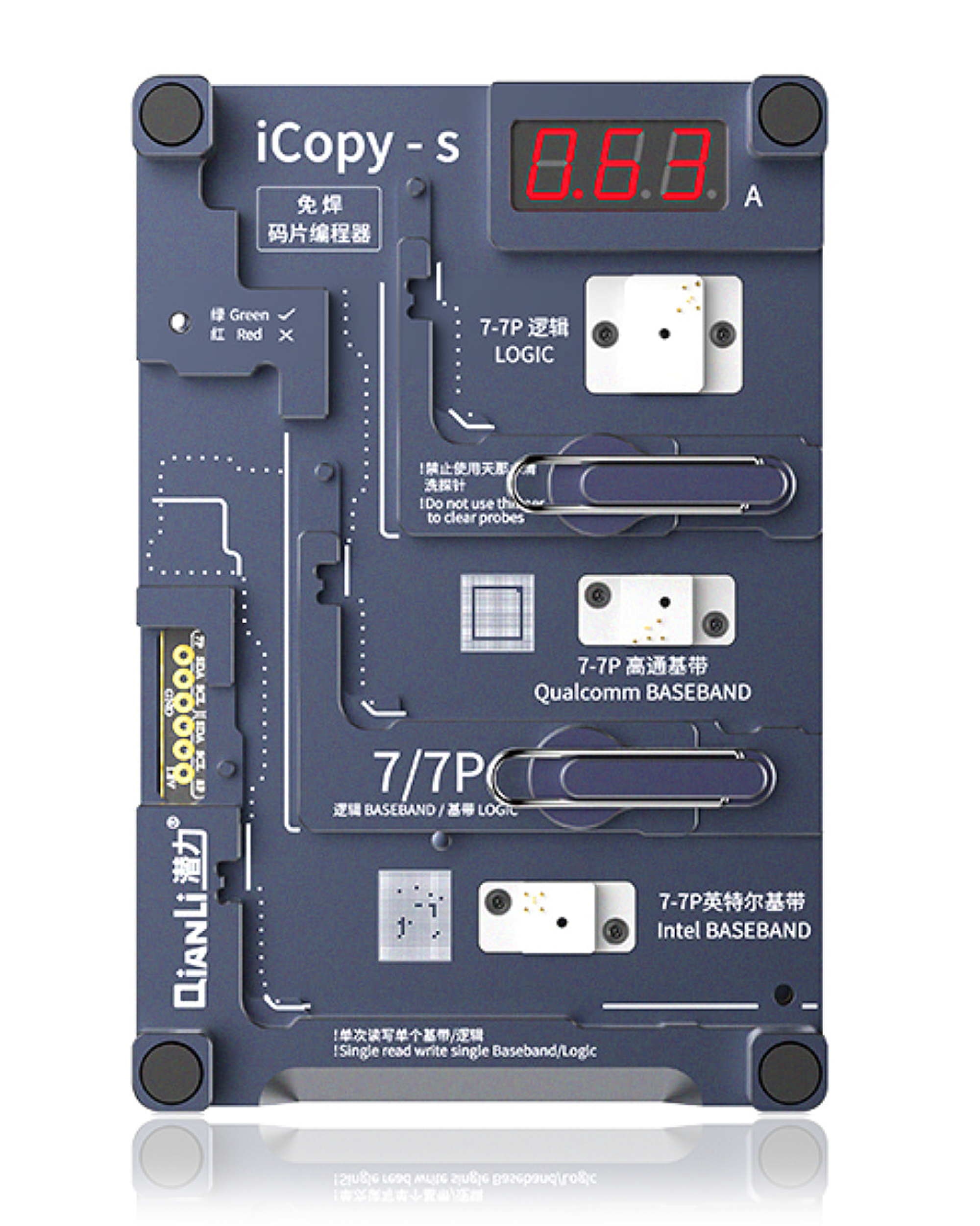 Qianli iCopy-S Doppelseitiger Chip-Testrahmen iPhone 7/7 Plus/8/8 Plus