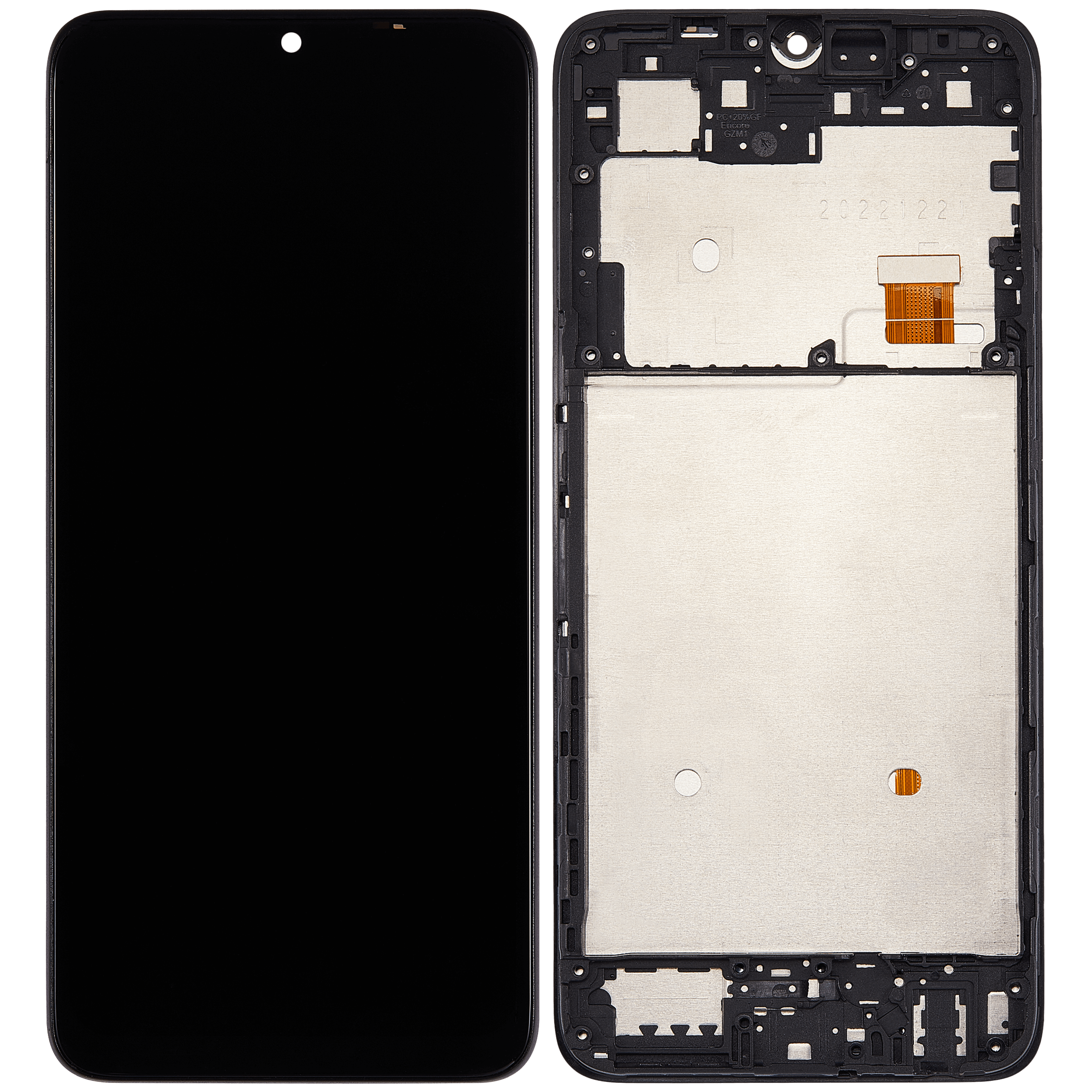 LCD-Display mit Rahmen für TCL 40 XE 5G (Refurbished) (Alle Farben)